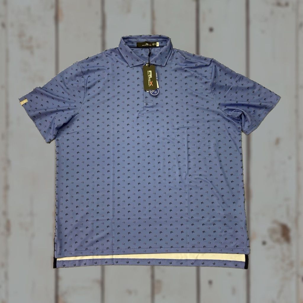 RLX Ralph Lauren RLX Ralph Lauren Performance Polo Shirt Mens XXL Multicolor Printed Fish AOP Size US XXL / EU 58 / 5 - 1 Thumbnail