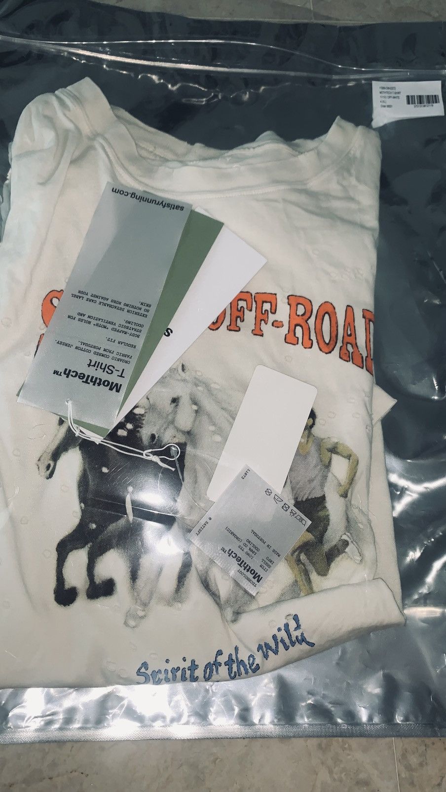 Satisfy Satisfy running off road mothtec tee Size US XL / EU 56 / 4 - 5 Thumbnail