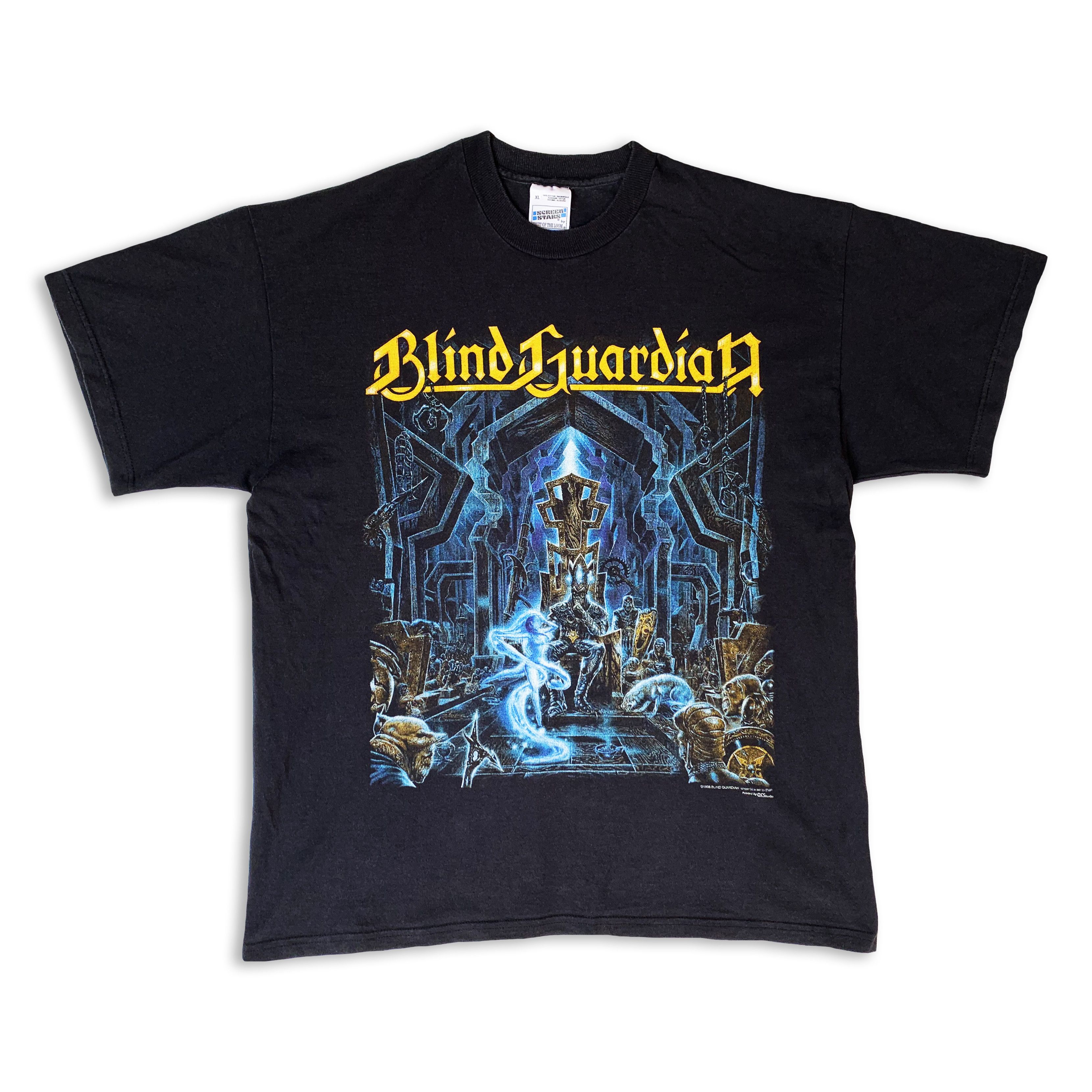 Band Tees 1998 BLIND GUARDIAN t shirt Nightfall in Middle Earth Tour Size US XL / EU 56 / 4 - 2 Thumbnail