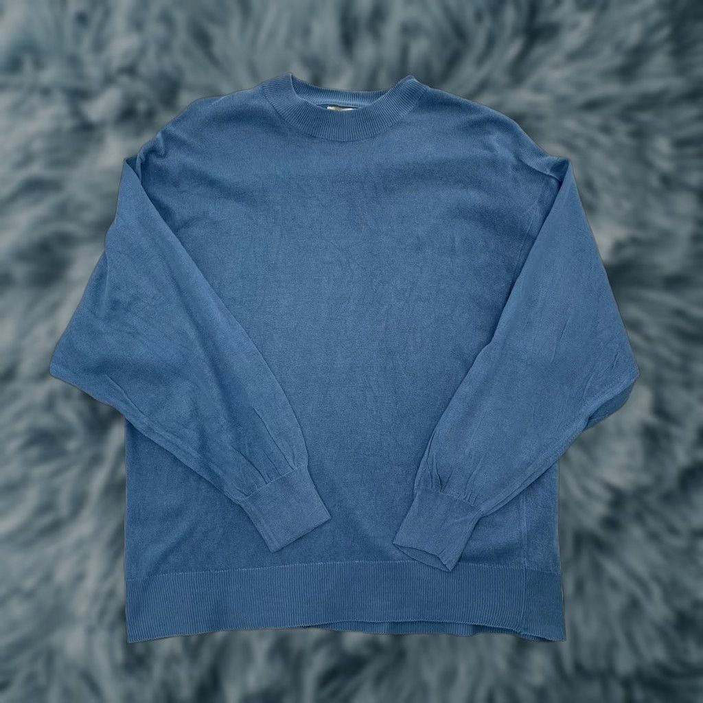 Vintage VINTAGE Tuttle Golf Sweater Adult Large Knit Pullover Blue Silk Classic Mens L Crew Neck Knitwear Holiday Golfman Size US L / EU 52-54 / 3 - 1 Thumbnail