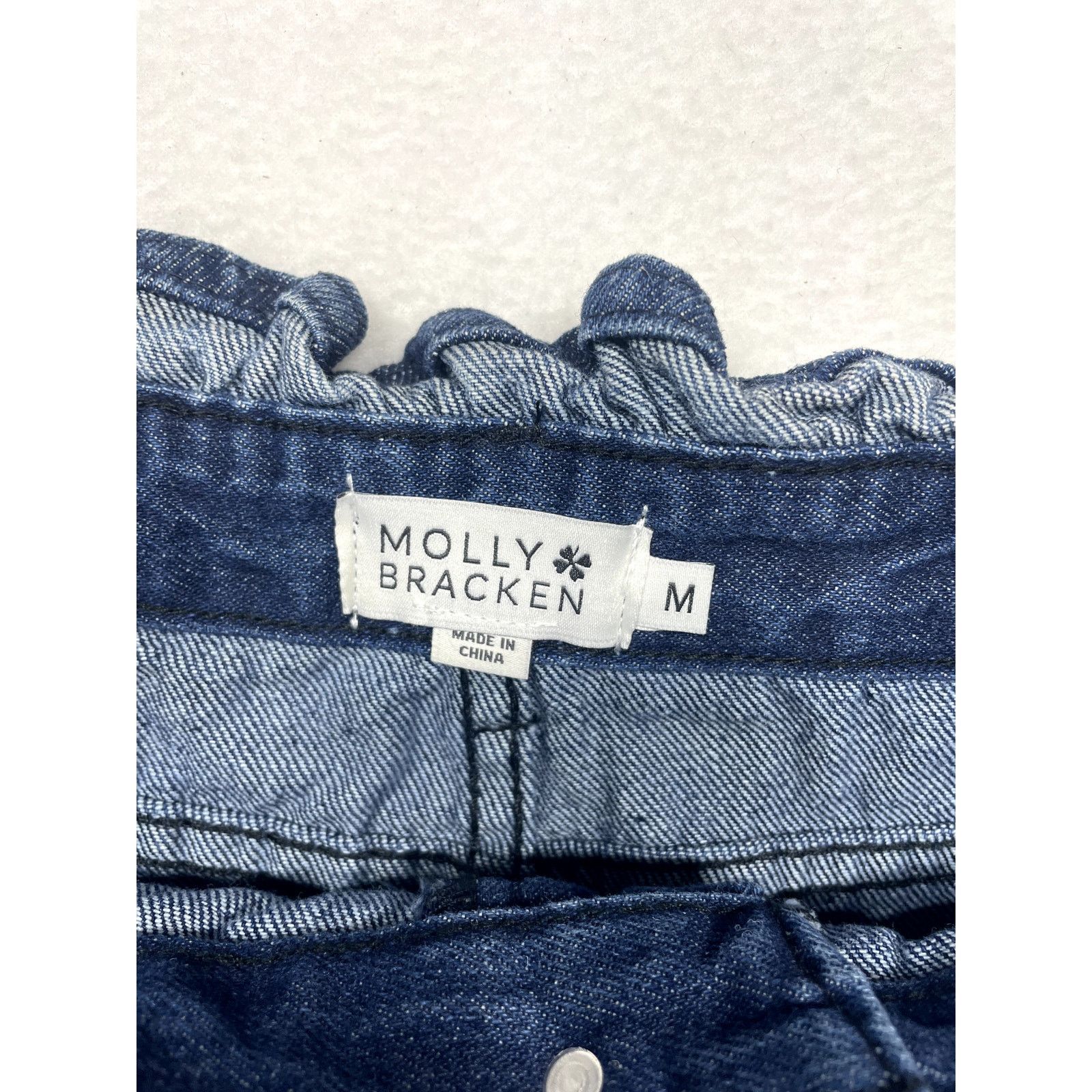 Other Molly Bracken Women’s Medium Paperbag Denim Skirt Size 32" / US 10 / IT 46 - 3 Thumbnail