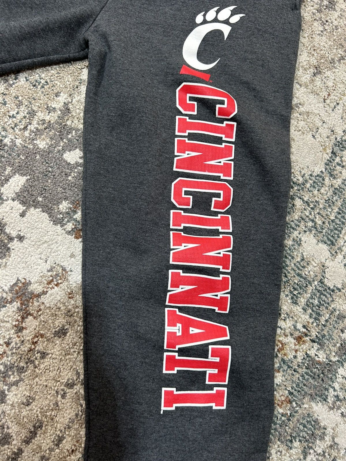 Champion Cincinatti Bearcats Collegiate Spellout Logo Sweatpants Size US 30 / EU 46 - 7 Thumbnail