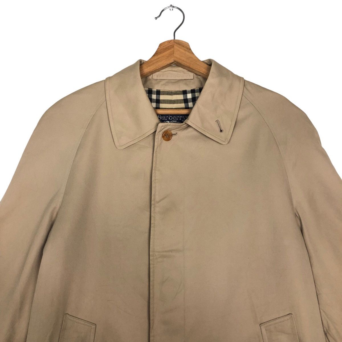 Burberry 🔥Vintage Long Jacket Burberry Made in England Nova Check Size US M / EU 48-50 / 2 - 3 Thumbnail