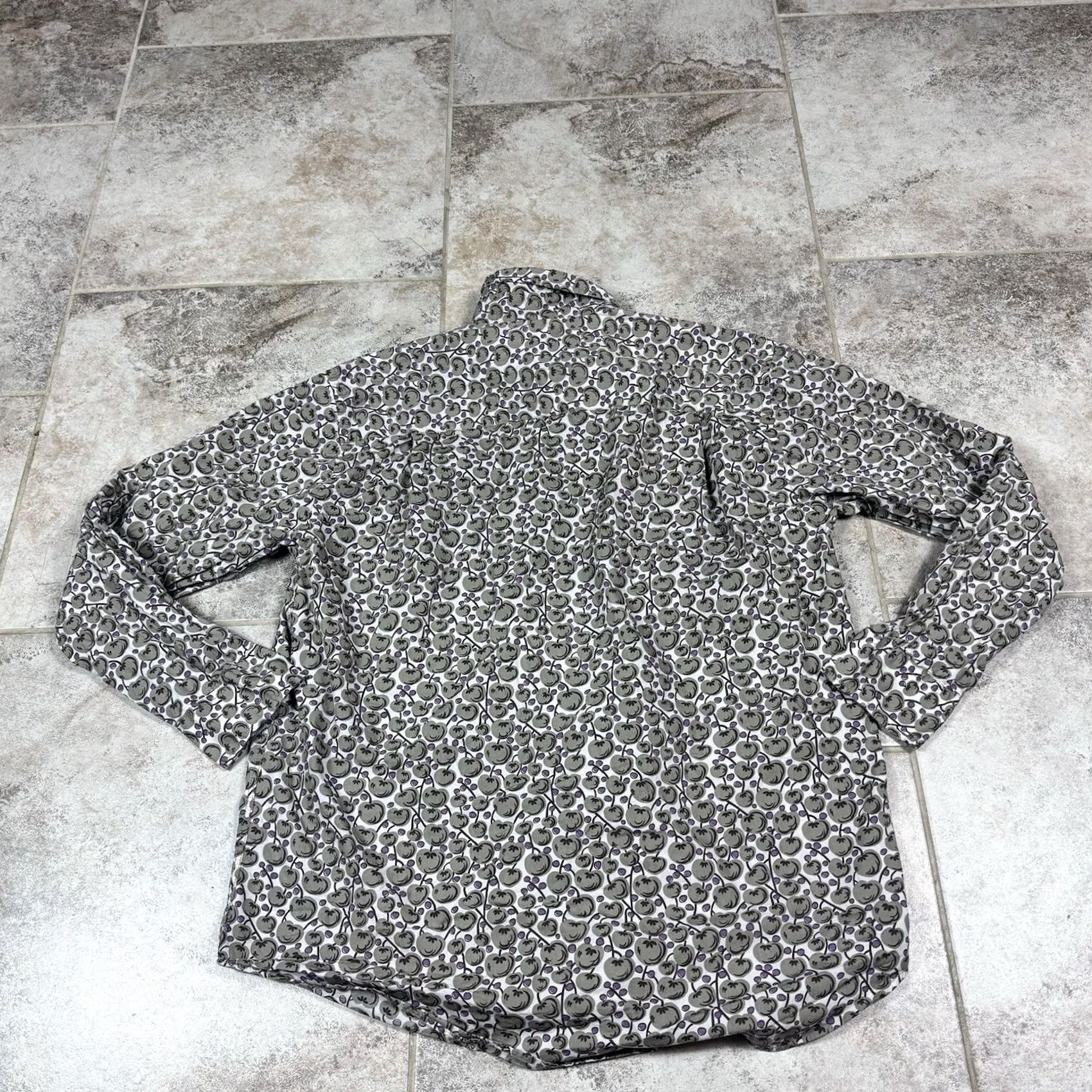Boden Boden Shirt Mens Large Long Sleeve Casual Button Up All Over Print Brown Floral Size US L / EU 52-54 / 3 - 7 Thumbnail