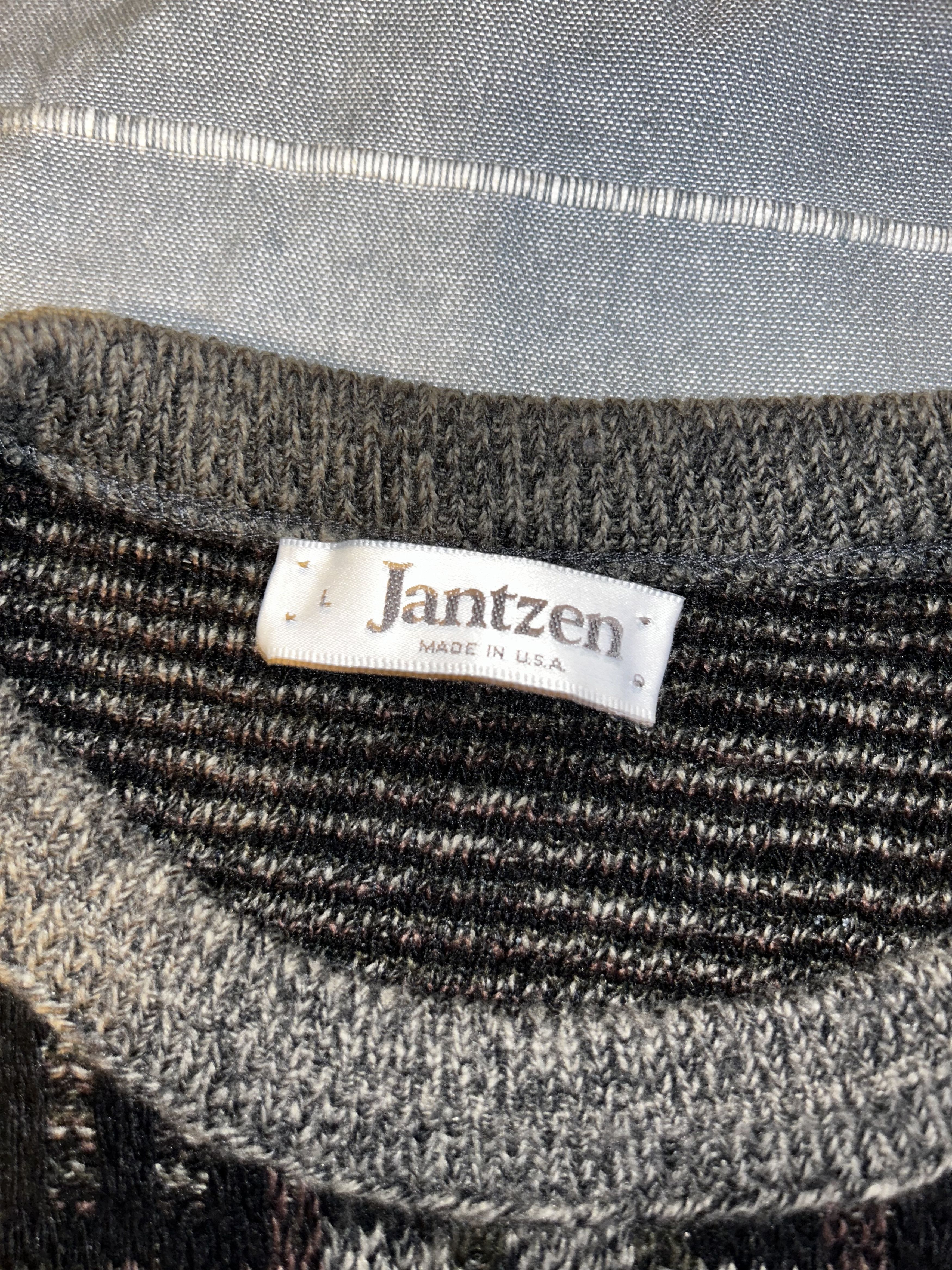 Jantzen × Vintage Vintage Knit Sweater Size US L / EU 52-54 / 3 - 3 Thumbnail