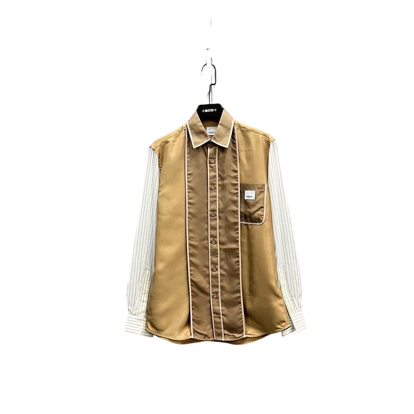 Burberry Burberry Silk Panel Button Up Shirt Size S Size US S / EU 44-46 / 1 - 1 Thumbnail