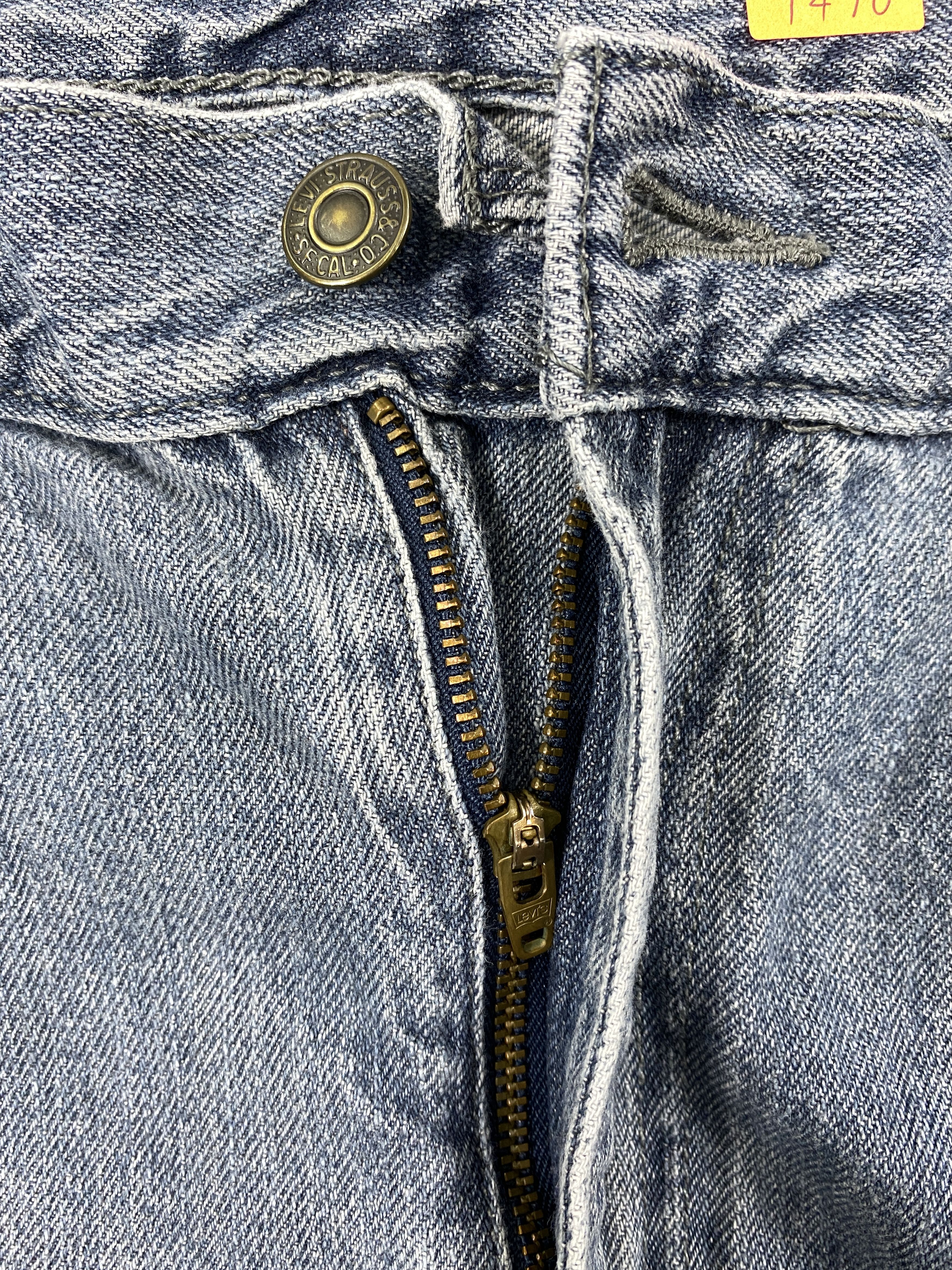 Faded Blue Vintage Levi's 505 Jeans 38x30 Denim JN1478