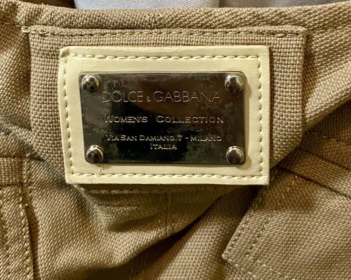 Dolce & Gabbana Dolce & Gabbana brown Capri trousers Size 25" / US 0 / IT 36 - 7 Thumbnail