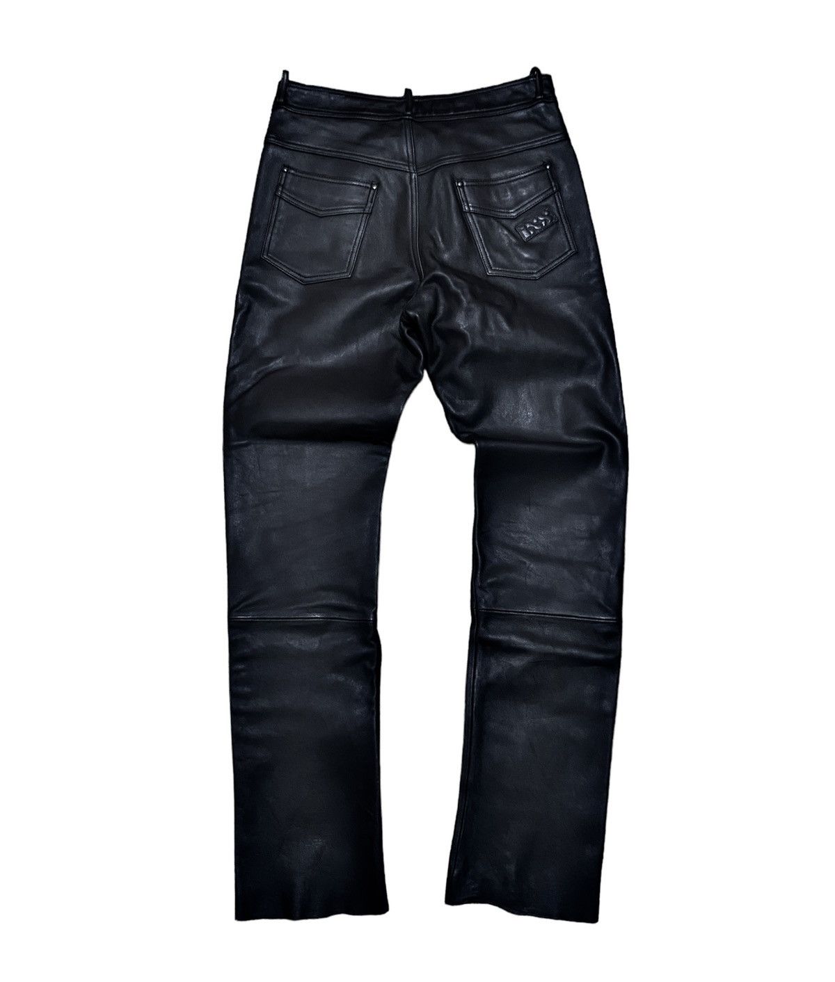Genuine Leather Vintage IXS Motorcycle Leather Biker Pants Size US 30 / EU 46 - 5 Thumbnail