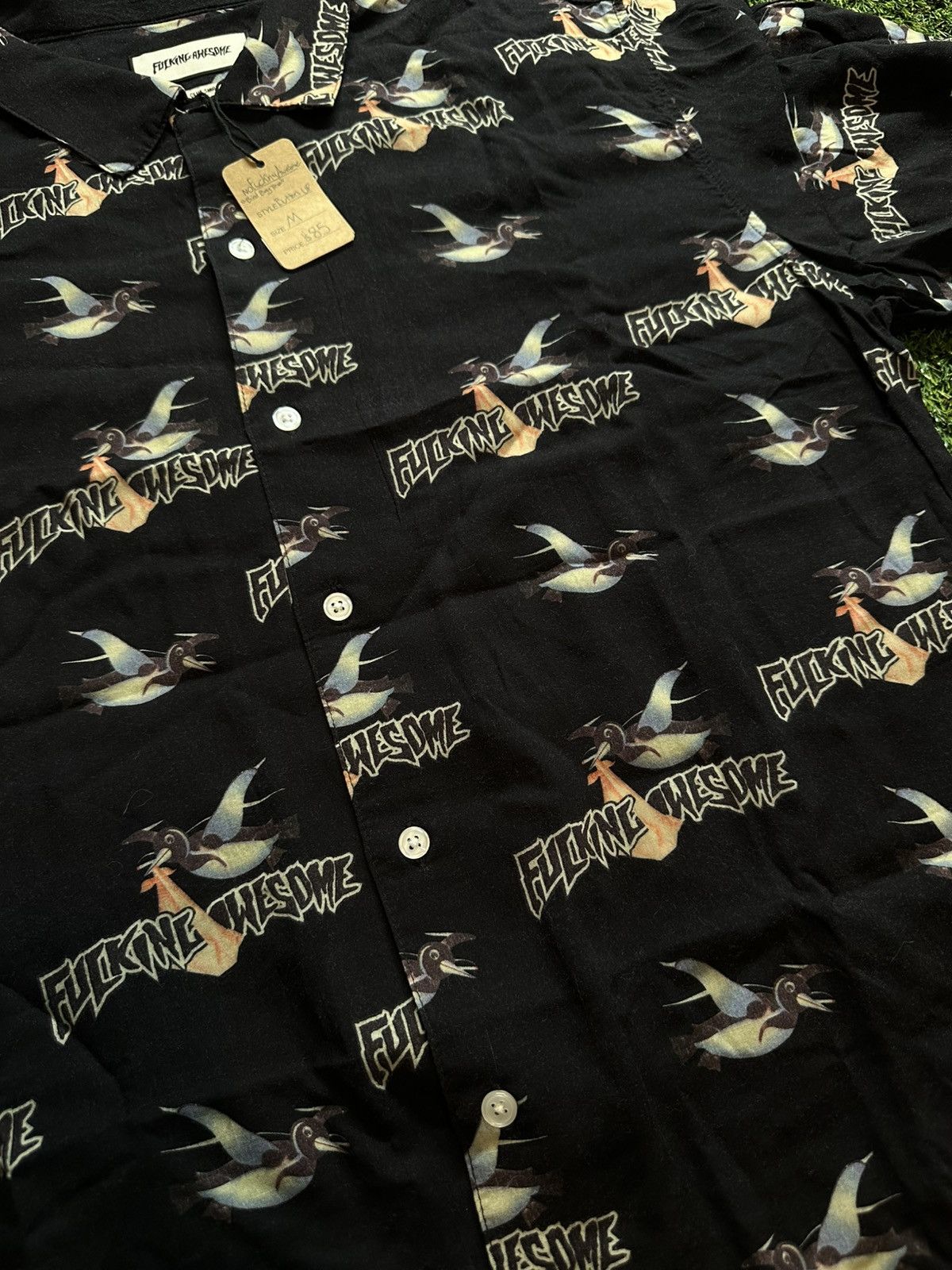 Fucking Awesome Fucking Awesome Bird Bag Rayon Button Up Tee Size US M / EU 48-50 / 2 - 2 Thumbnail