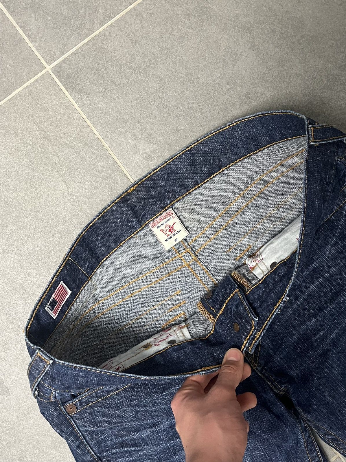 True Religion Vintage True Religion Jeans Denim Straight leg Zach Size US 32 / EU 48 - 4 Thumbnail