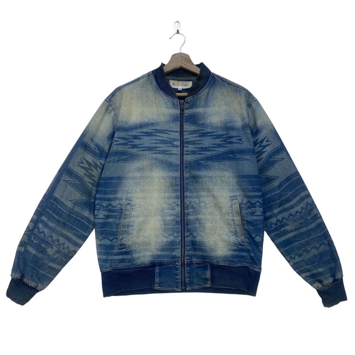 Japanese Brand GENUINE VINTAGE GOA DISTRESS FASHION DENIM JACKET
