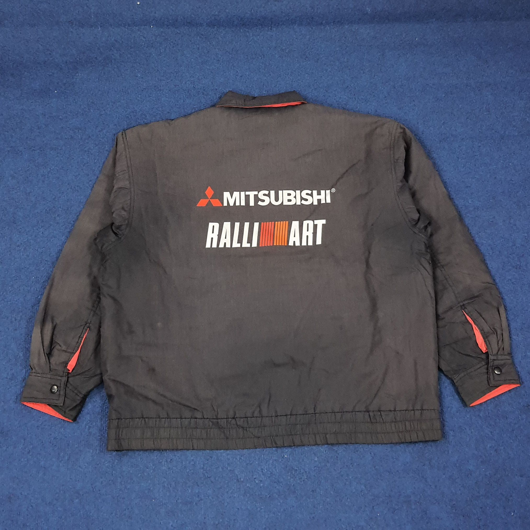 Other Vintage Ralli Art Mitsubishi Japan Motorsports Jacket C237N5 Size US L / EU 52-54 / 3 - 1 Thumbnail
