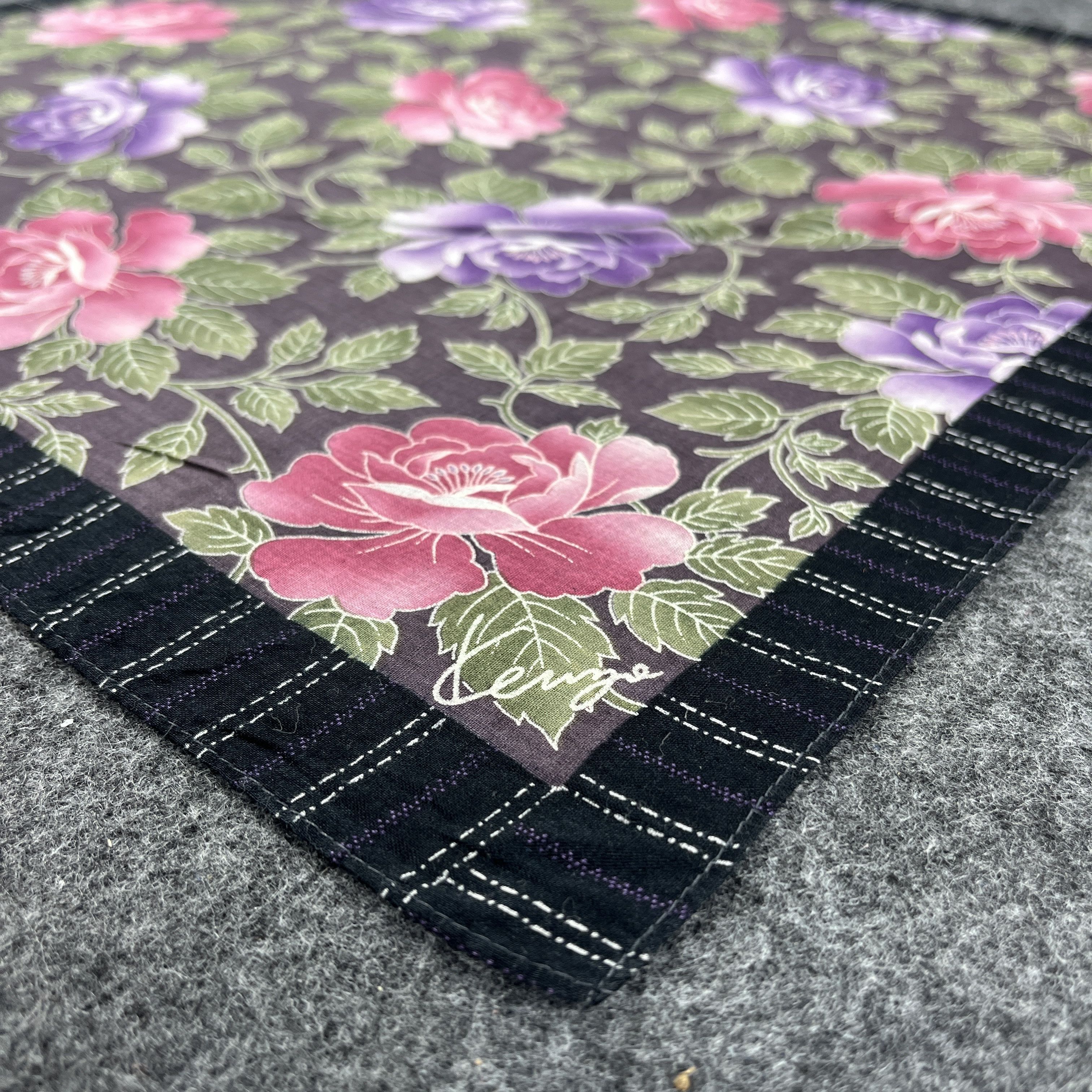 Kenzo × Vintage Floral Kenzo Handkerchief / Neckerchief / Headscarf B133 Size ONE SIZE - 5 Thumbnail