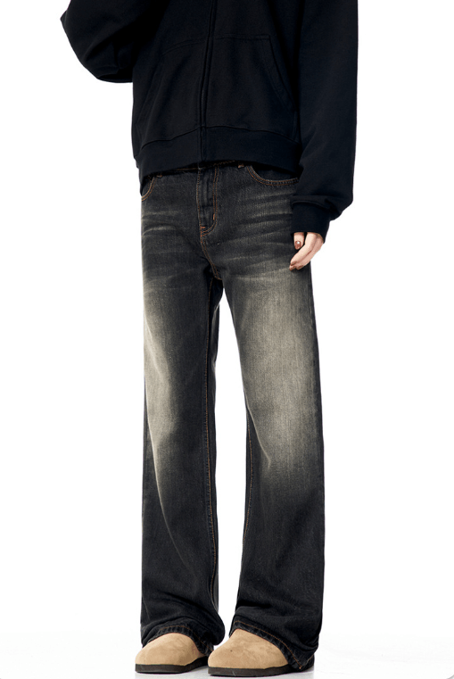 Japanese Brand × Jean American men's heavy-duty retro wide-leg bootcut jeans Size US 32 / EU 48 - 2 Thumbnail