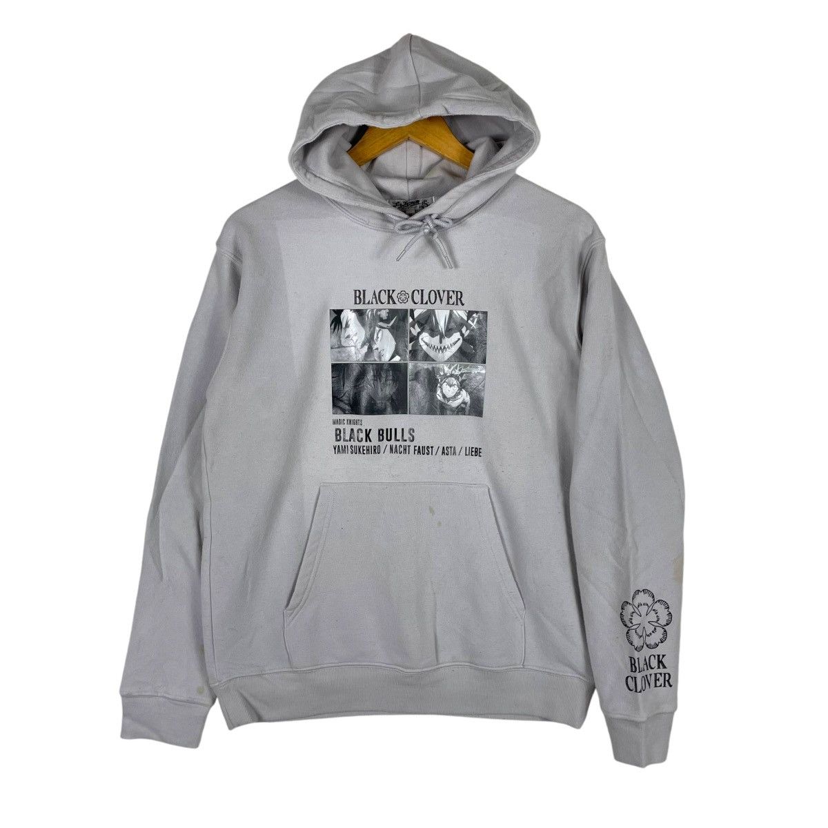 STEAL💥 BLACK CLOVER ASTA OVERPRINTED ANIME MANGA HOODIE