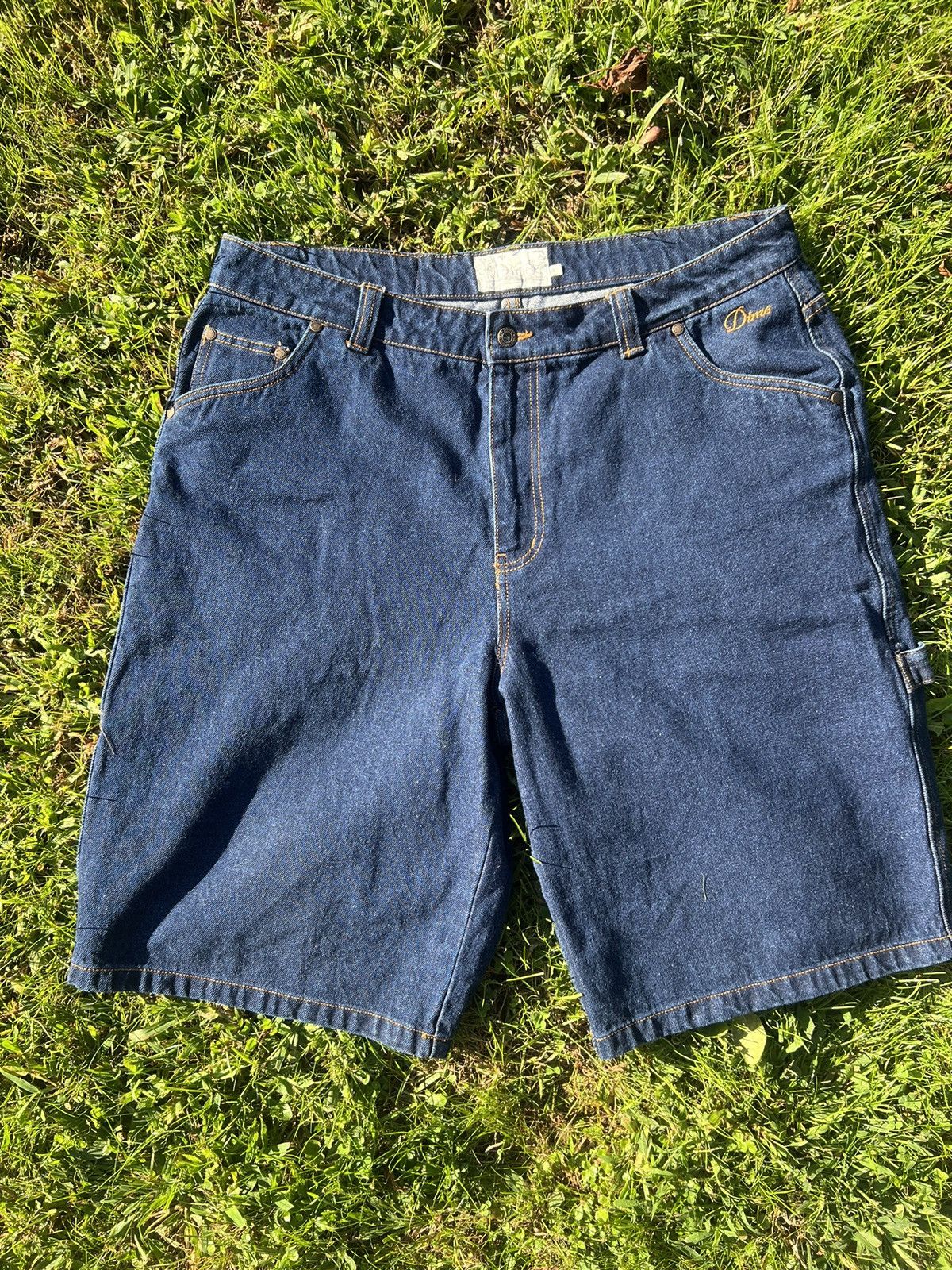 Dime Dime Denim Classic Jean Shorts - Indigo Size US 36 / EU 52 - 1 Thumbnail