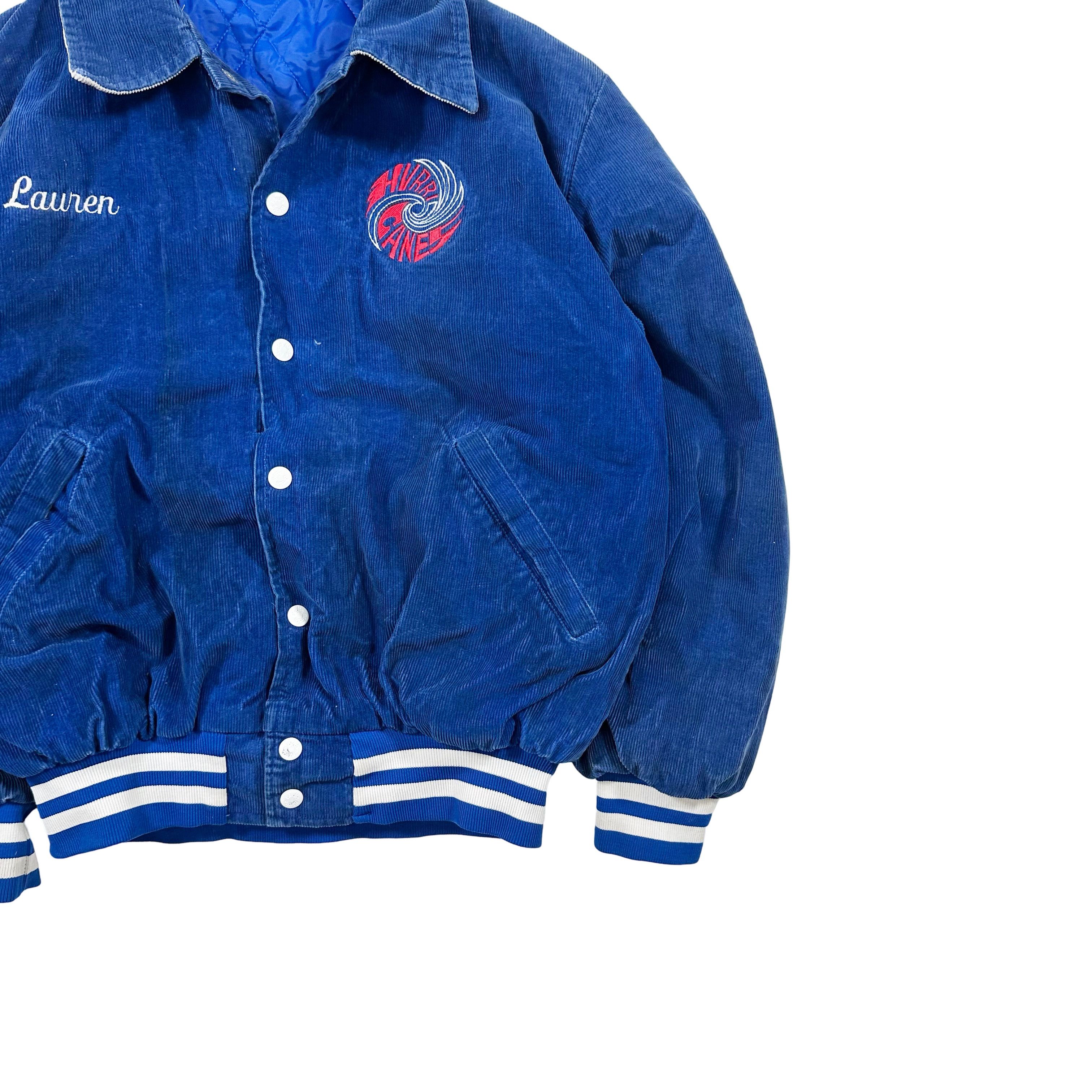 Vintage Vintage Rare 1980s Corduroy Whirl Canes Blue Button Up Size US M / EU 48-50 / 2 - 3 Thumbnail
