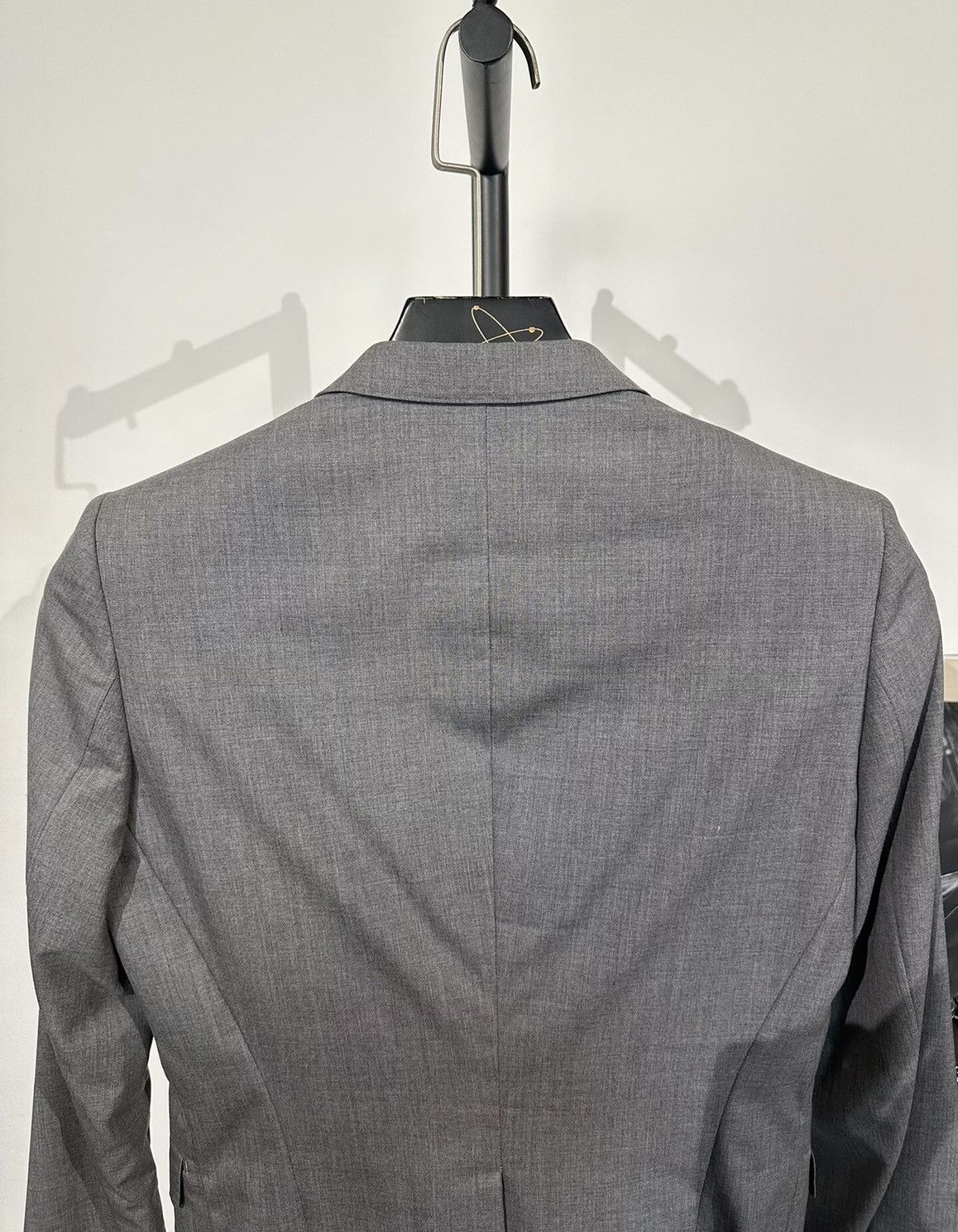 Julius Julius_7 Grey Slim-Fit Wool Blazer Size US S / EU 44-46 / 1 - 5 Thumbnail