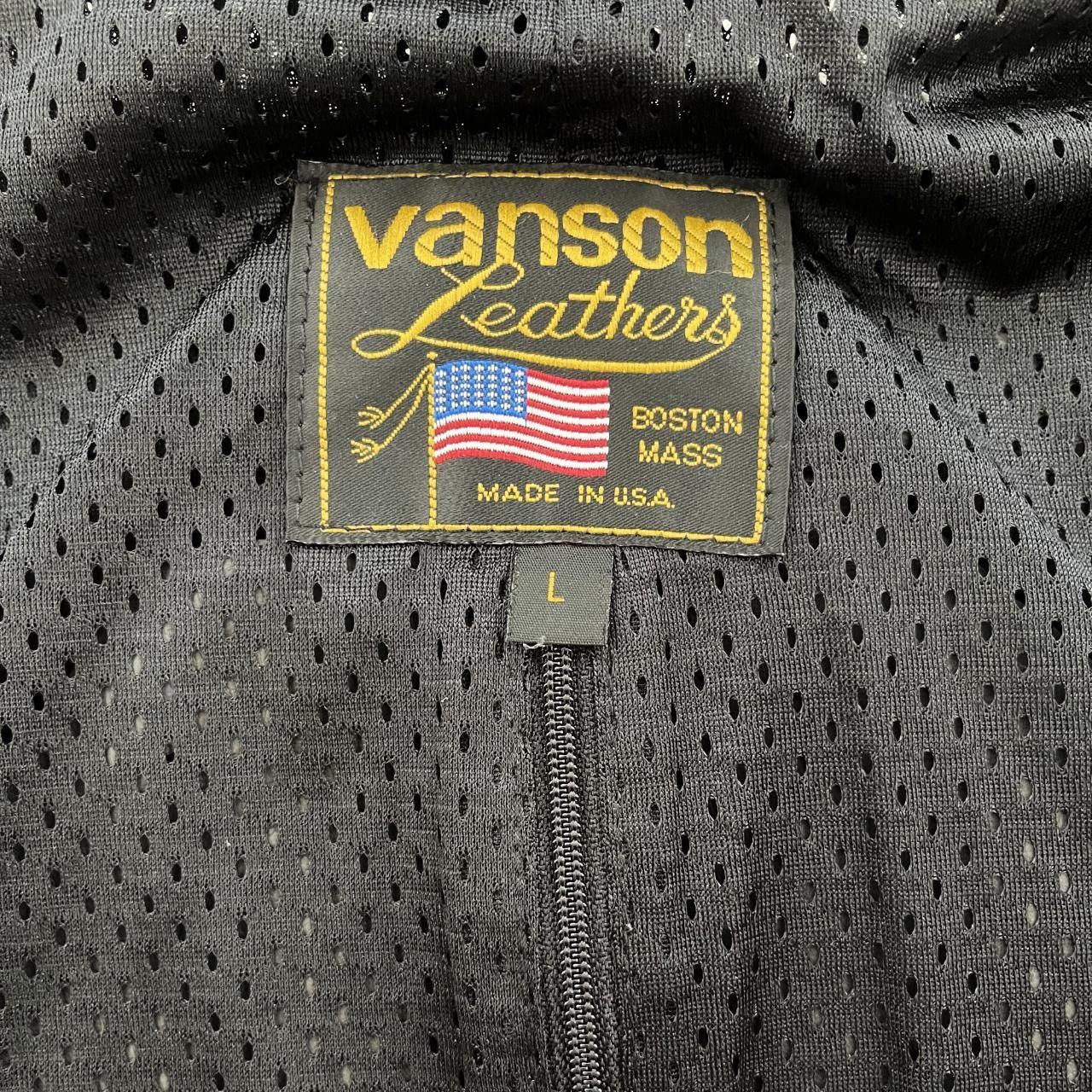 Vanson Leathers Vanson Leathers 'One Star' Mesh Motorcycle Racer Jacket Size US L / EU 52-54 / 3 - 7 Thumbnail