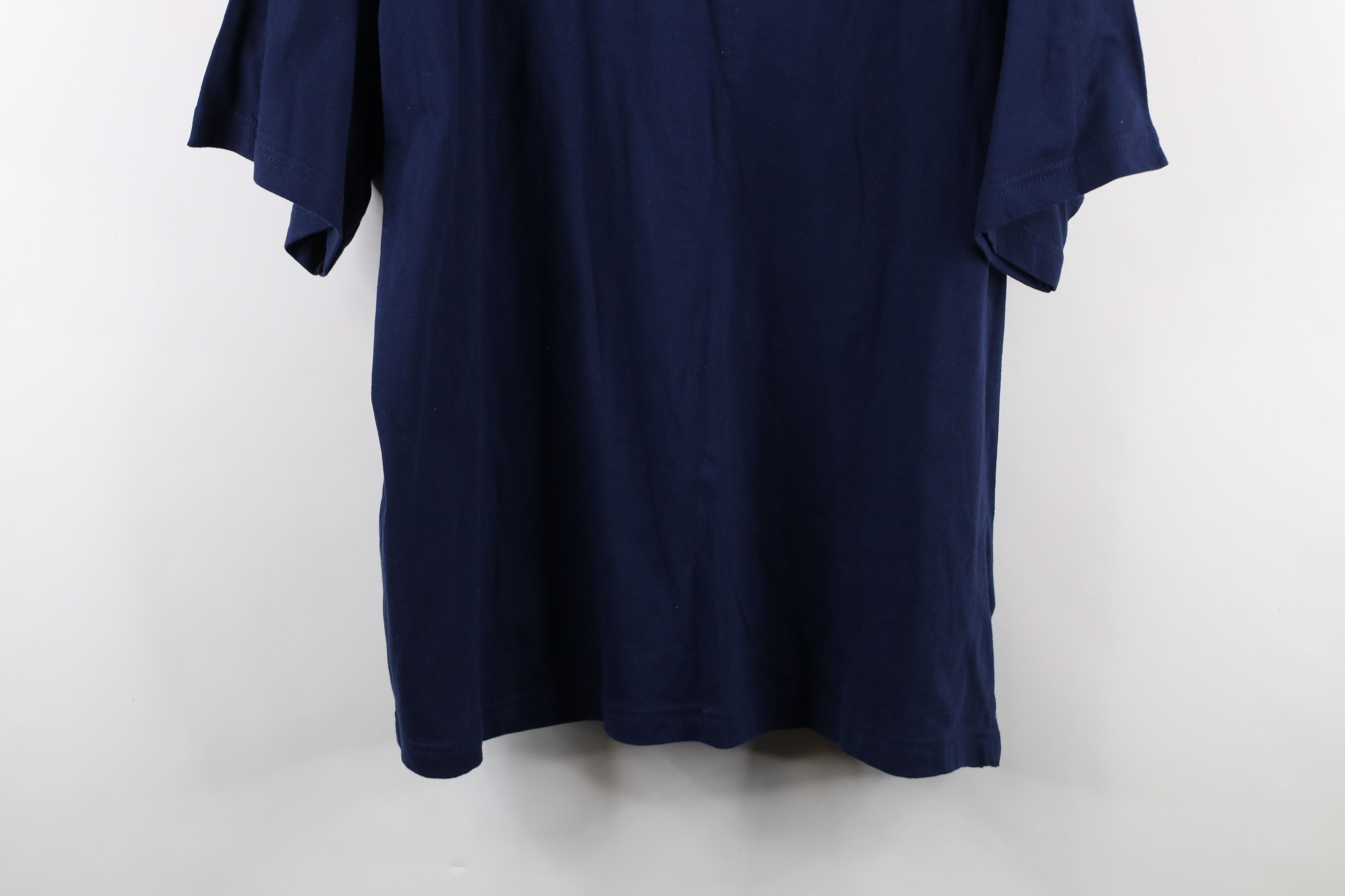 Vintage Vintage 90s Heavyweight University of Michigan T-Shirt Blue Size US XL / EU 56 / 4 - 3 Thumbnail