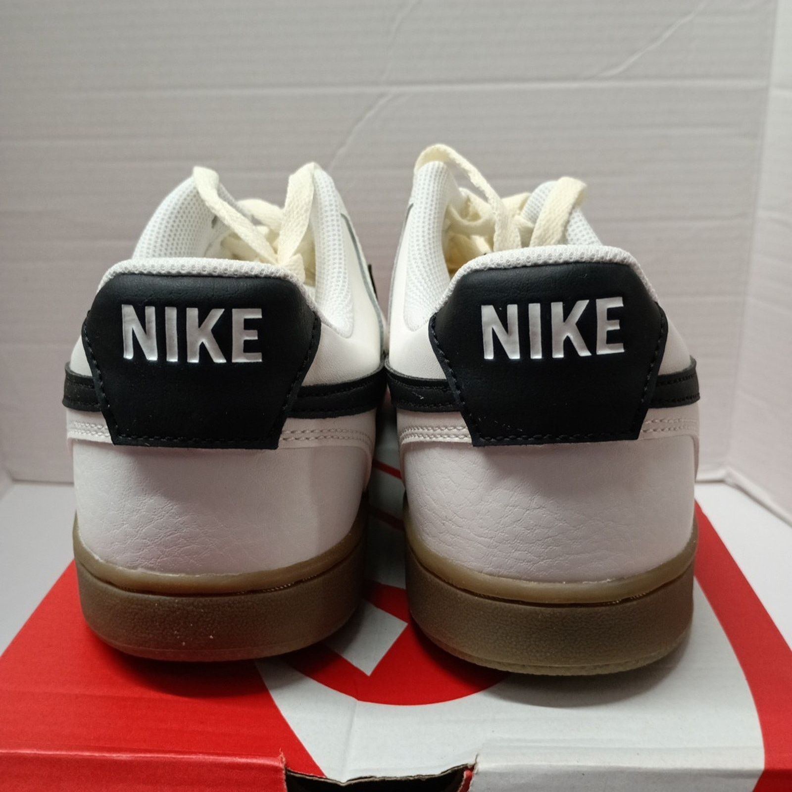 Nike Nike Court Vision Low White Sail Black Gum Men's Size 10.5 Size US 10.5 / EU 43-44 - 4 Thumbnail