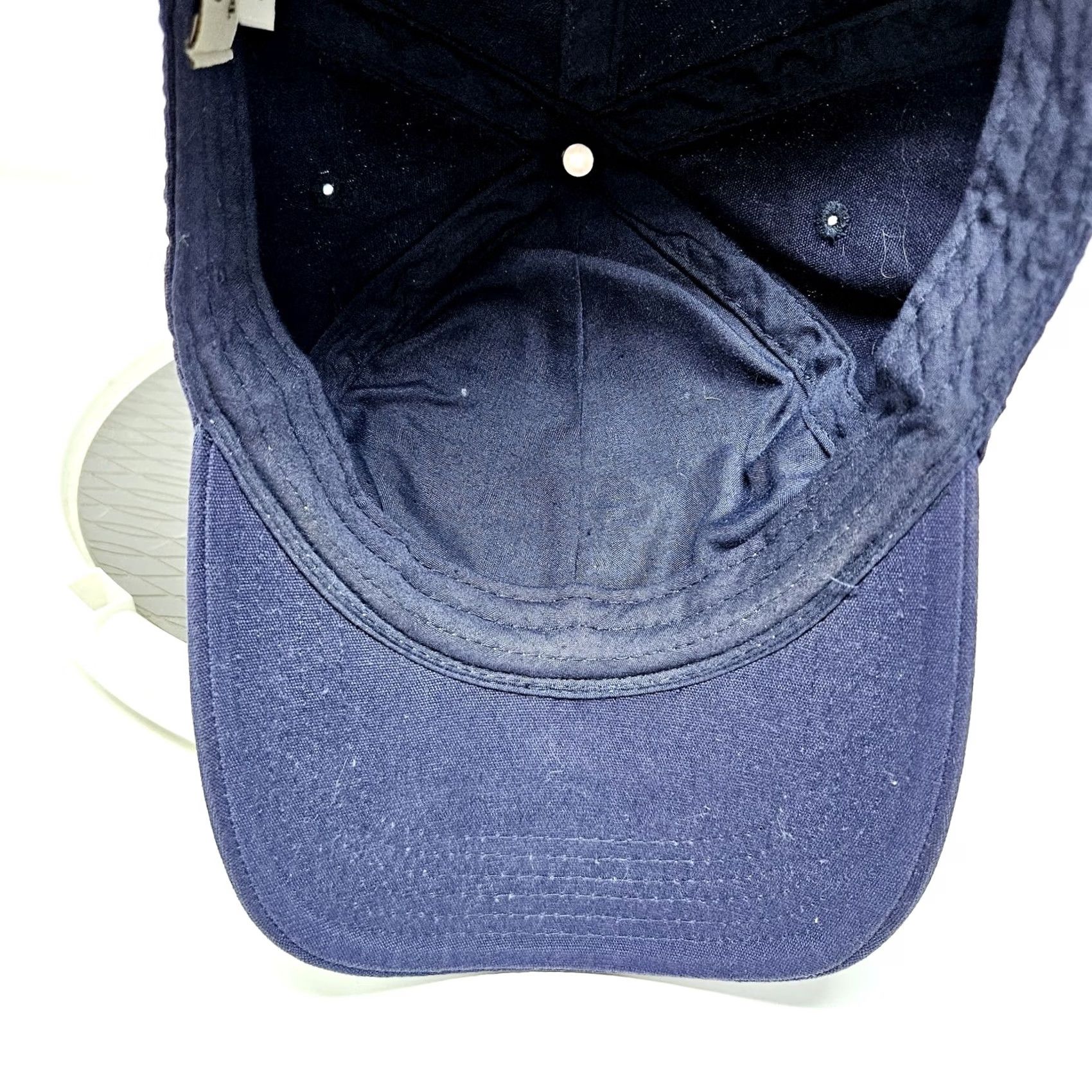 Timberland Timberland Logo Navy Blue Snapback Hat Adjustable Adult Men Size ONE SIZE - 6 Thumbnail