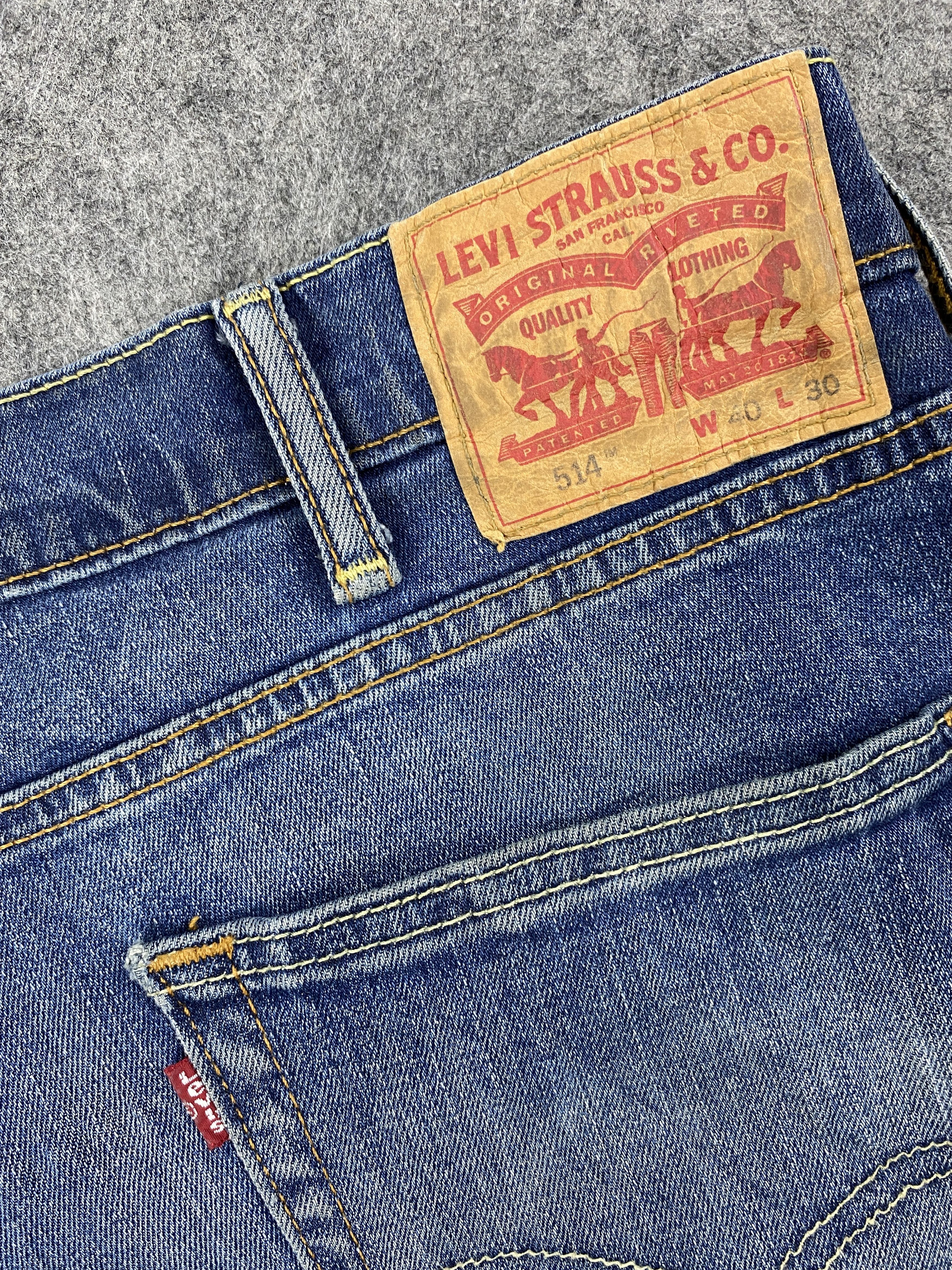 Levi's Distressed Blue Vintage Levi's 514 41x30.5 Denim -JN1986 Size US 41 - 11 Thumbnail
