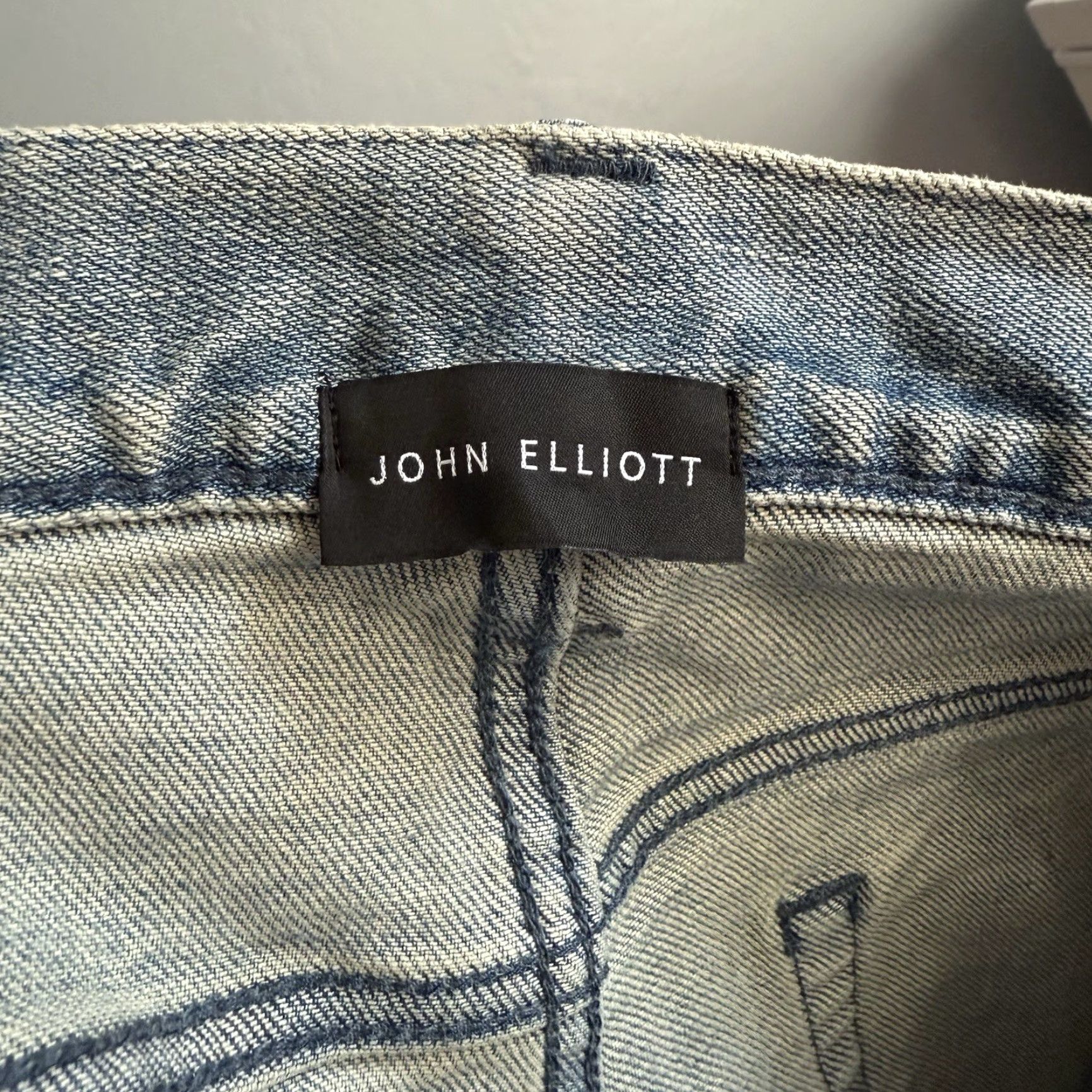 John Elliott VINTAGE John Elliott Cast 2 Jeans Plumas Slim Low Rise 30 Jeans Mens Blue Denim 33in 9.5in 5-pocket Slimming Button Fly Size US 30 / EU 46 - 5 Thumbnail