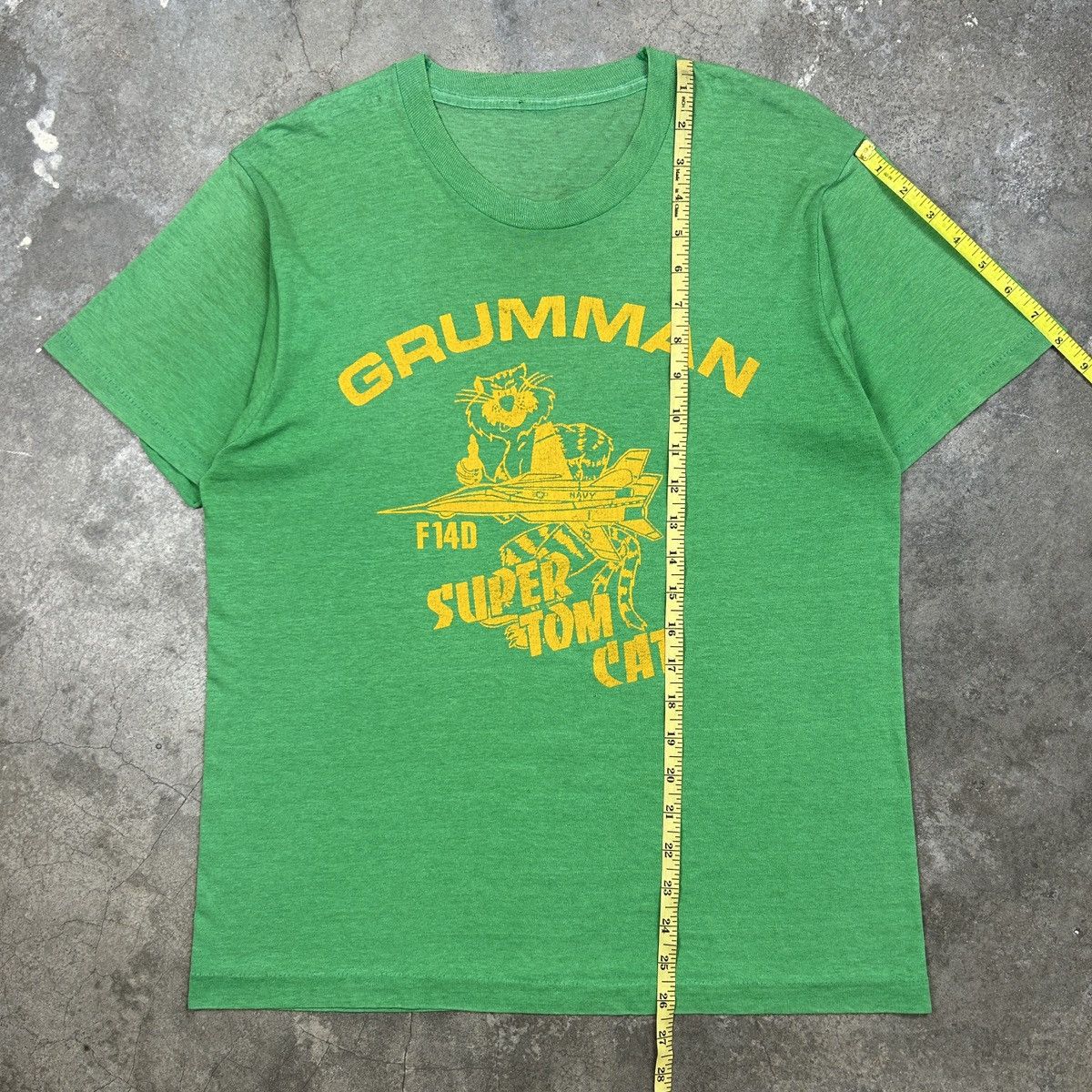 Vintage 1980s Grumman F14D Super Tom Cat Size US M / EU 48-50 / 2 - 7 Thumbnail