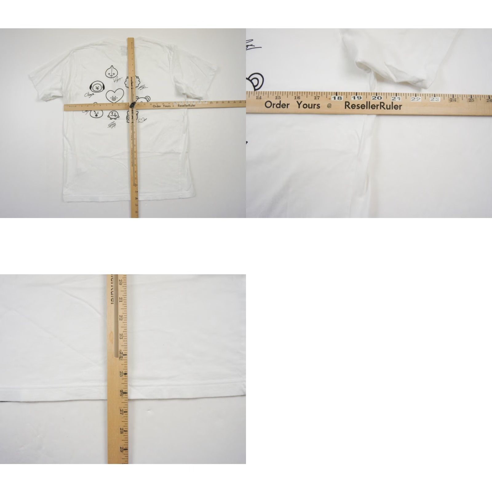 Uniqlo VINTAGE BTS Uniqlo Shirt Mens Medium White Short Sleeve Crew Neck Tee BT21 KPOP Music World Tour 90s Mens Size US M / EU 48-50 / 2 - 8 Thumbnail