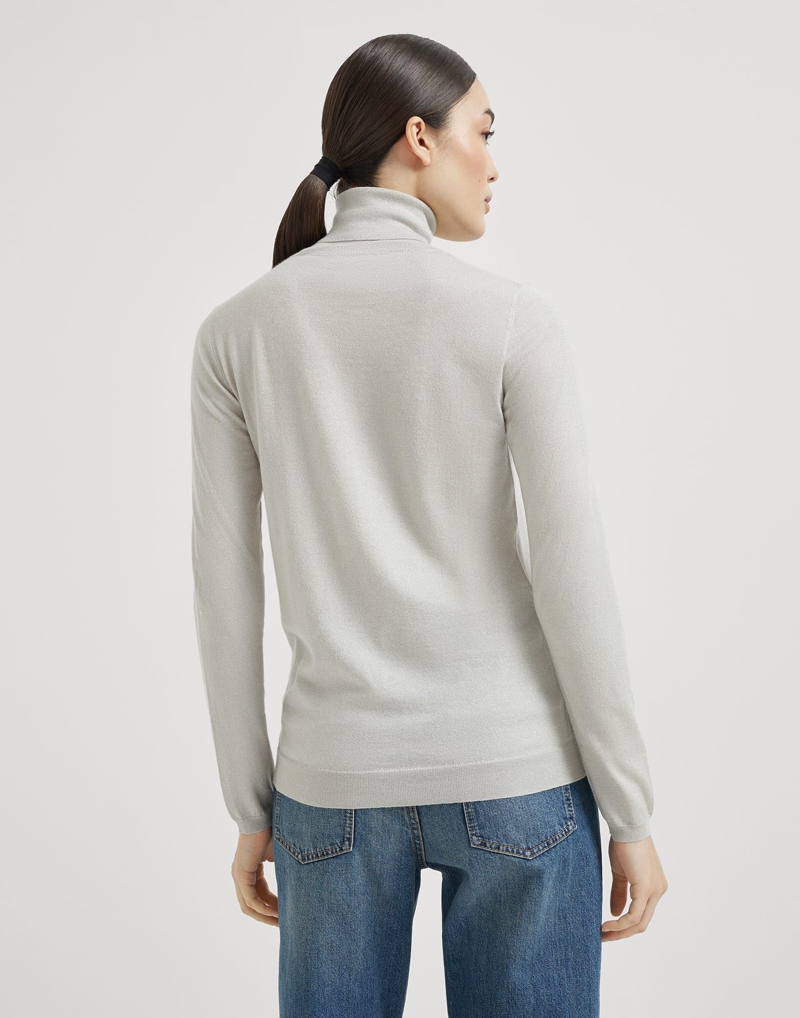 Brunello Cucinelli o1la1rc1a1025 Turtleneck Sweater in Grey Size S / US 4 / IT 40 - 2 Thumbnail