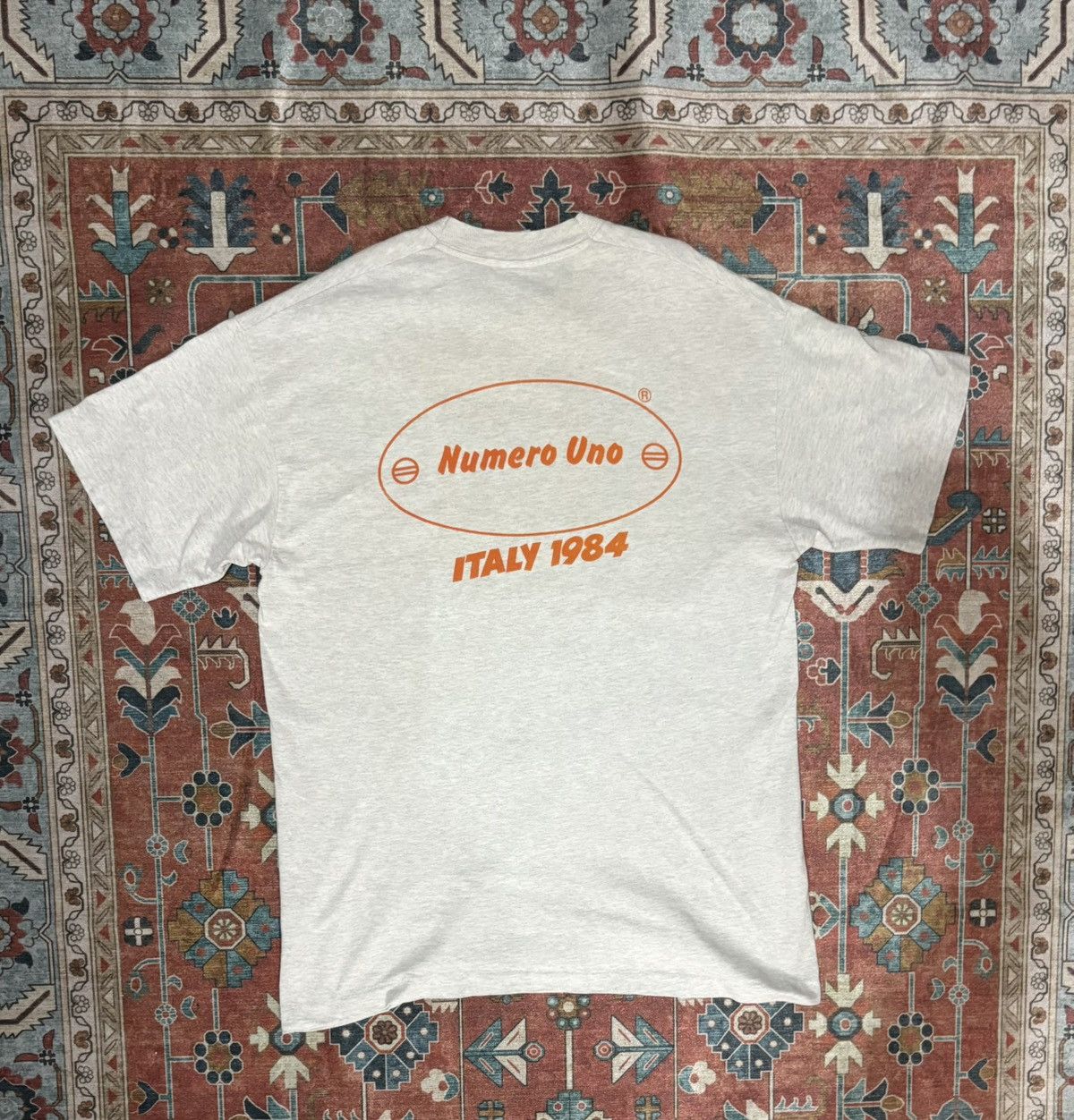 Harley Davidson Vintage Harley Davidson tee Numero Uno Italy 1984 Size US L / EU 52-54 / 3 - 4 Thumbnail