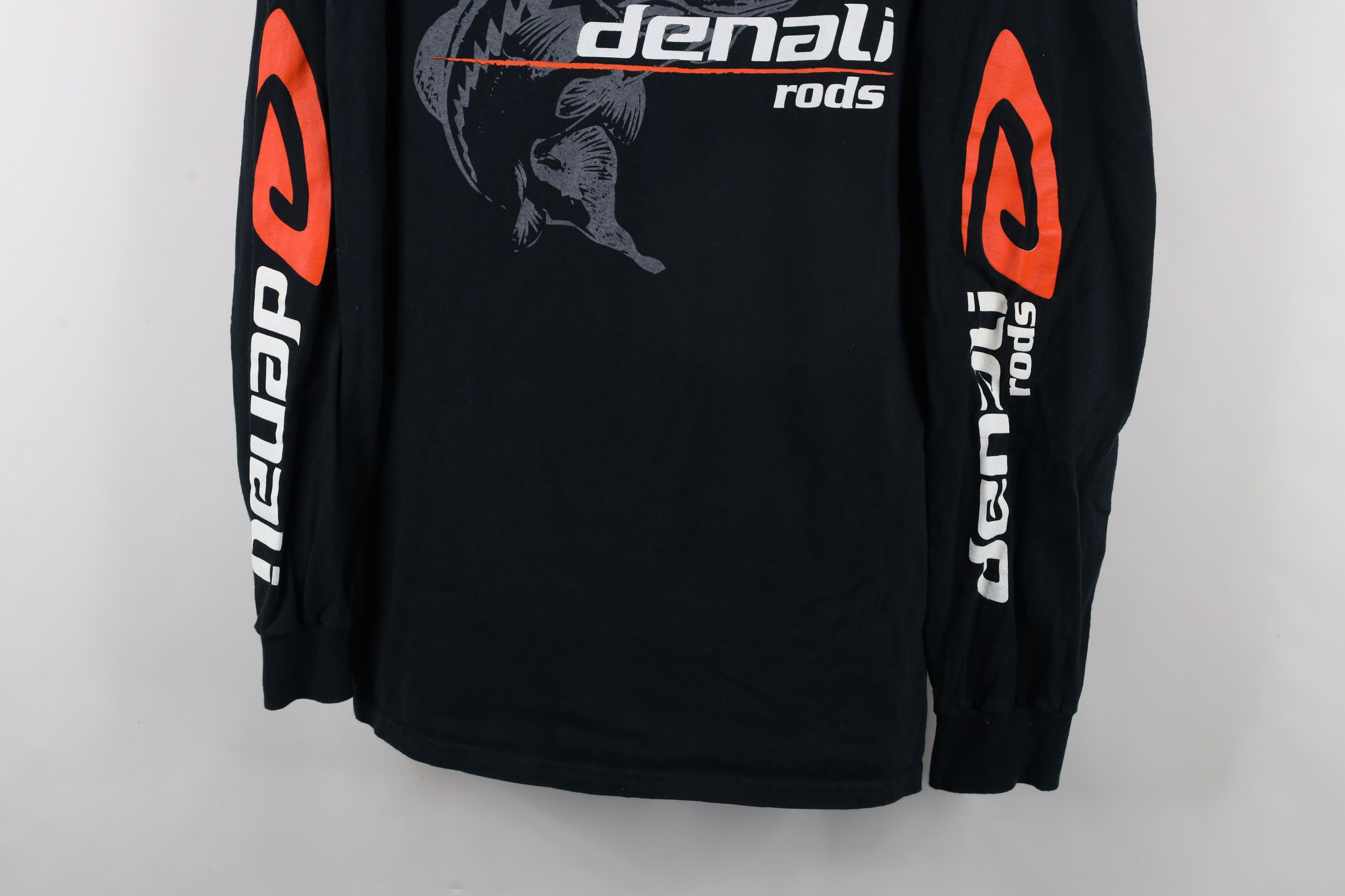 Vintage Vintage Spell Denali Rods Fishing Long Sleeve T-Shirt Black Size US XL / EU 56 / 4 - 3 Thumbnail