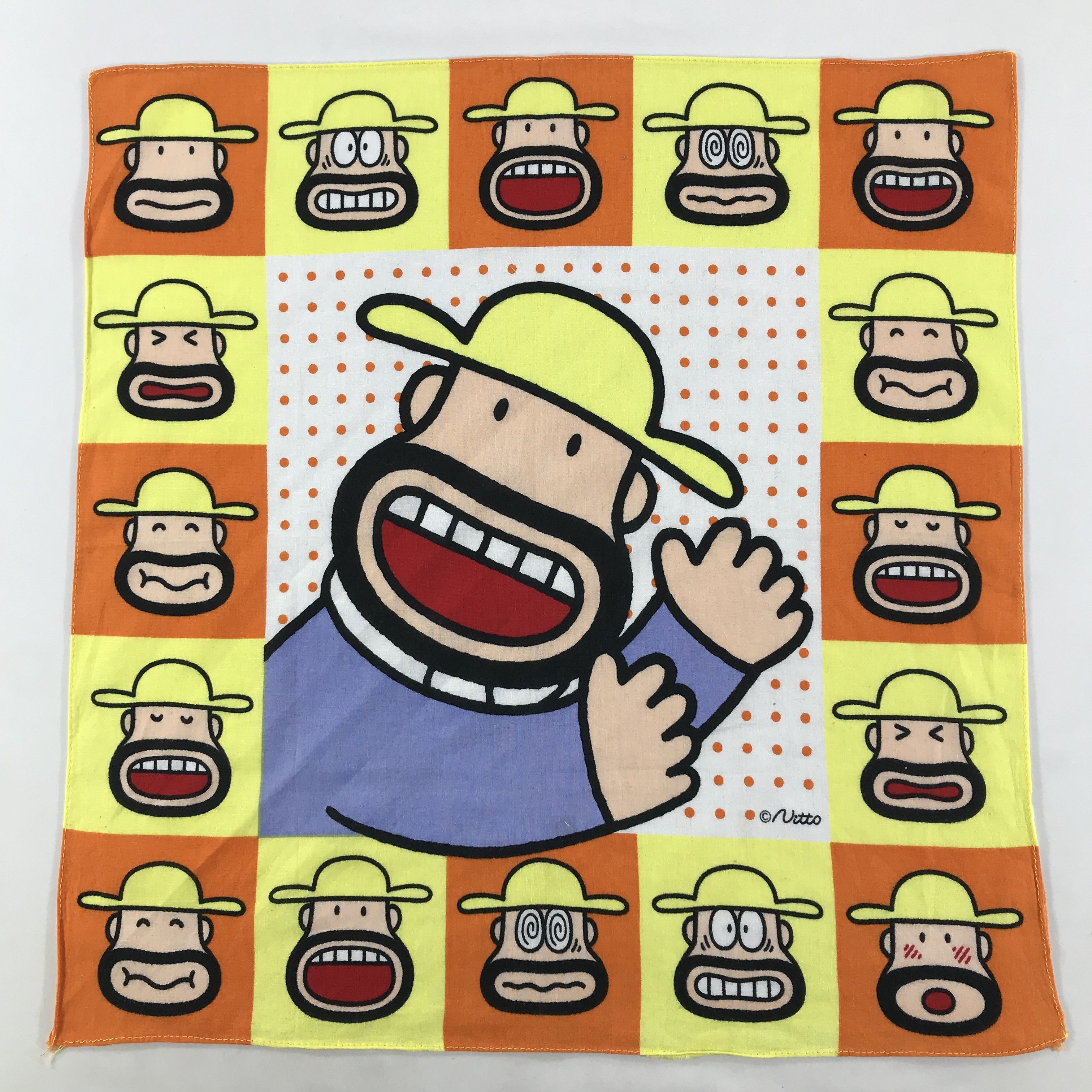 Vintage Vintage Cartoon Bandana / Handkerchief / Neckerchief - S1764 Size ONE SIZE - 1 Thumbnail