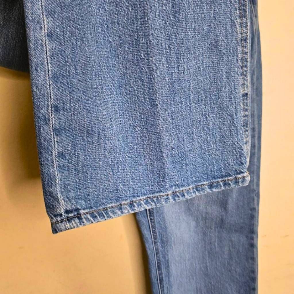 H&M H&M Women’s Blue Straight Wide Leg Jeans Size 10 High Rise D Size 32" / US 10 / IT 46 - 7 Thumbnail