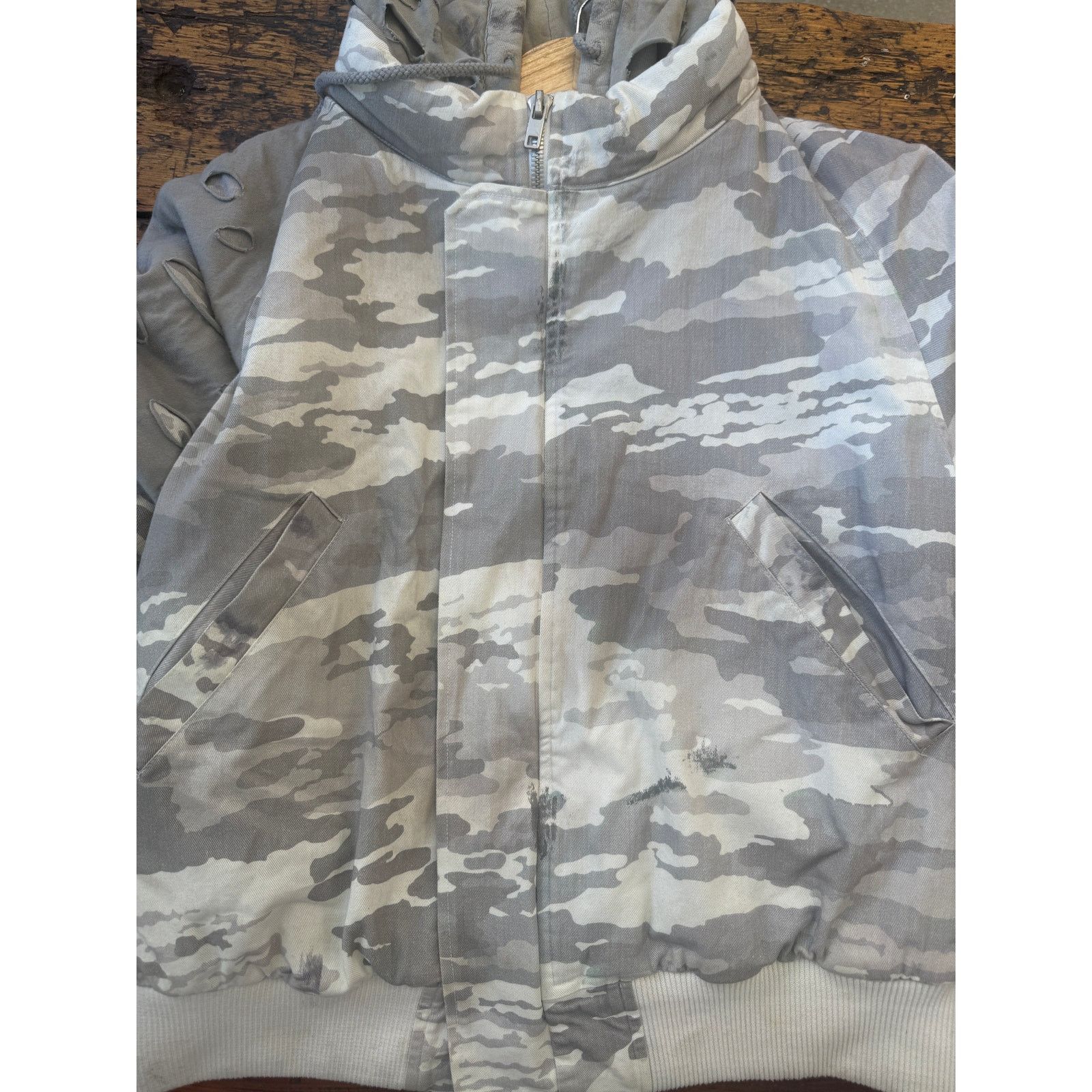 ALEXANDER DIGENOVA Alexander Digenova Snow Camo Distressed Parka Size US S / EU 44-46 / 1 - 8 Thumbnail