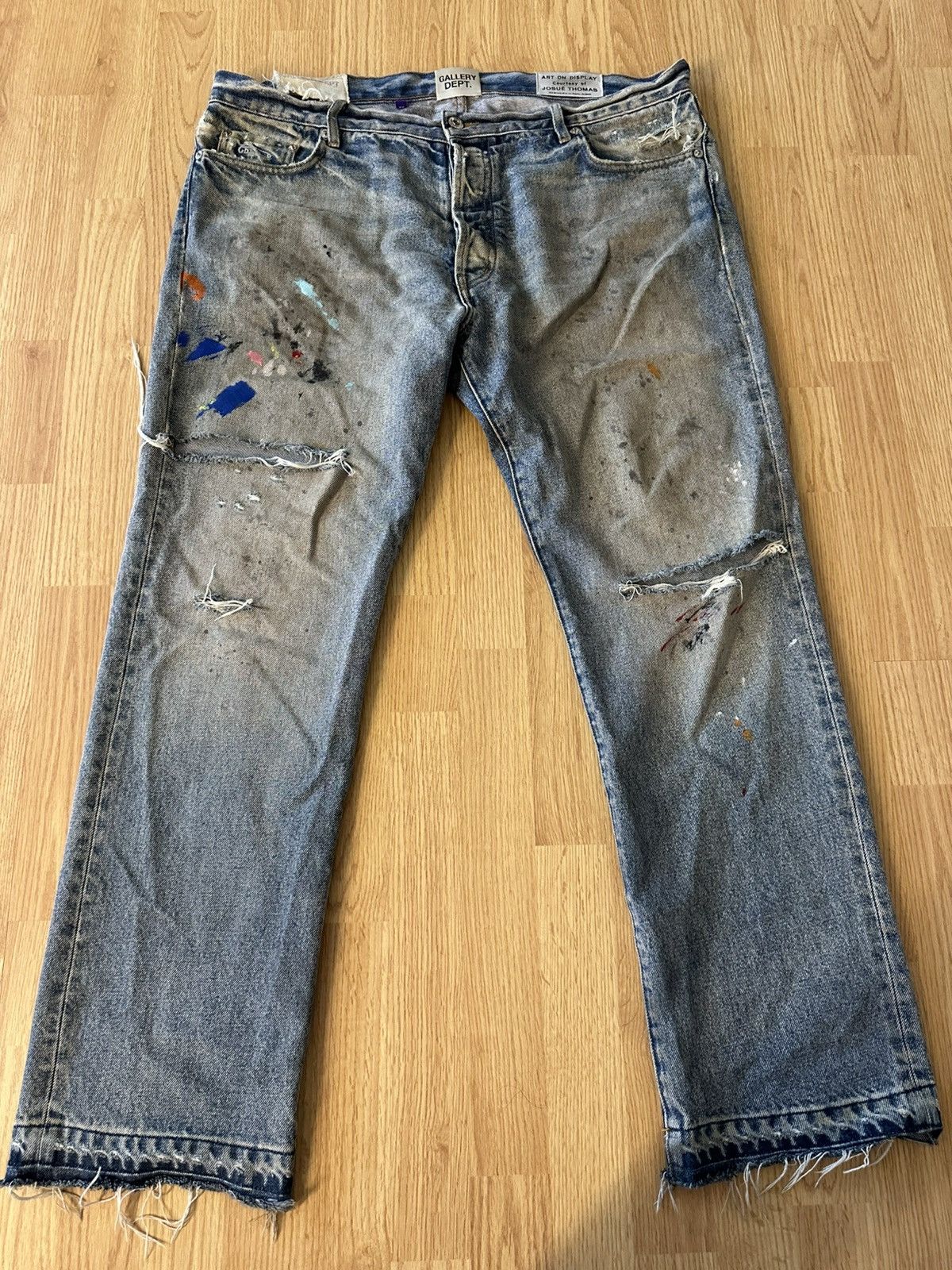 Gallery Dept. Gallery Department Paint Splatter Jeans Size US 36 / EU 52 - 1 Thumbnail