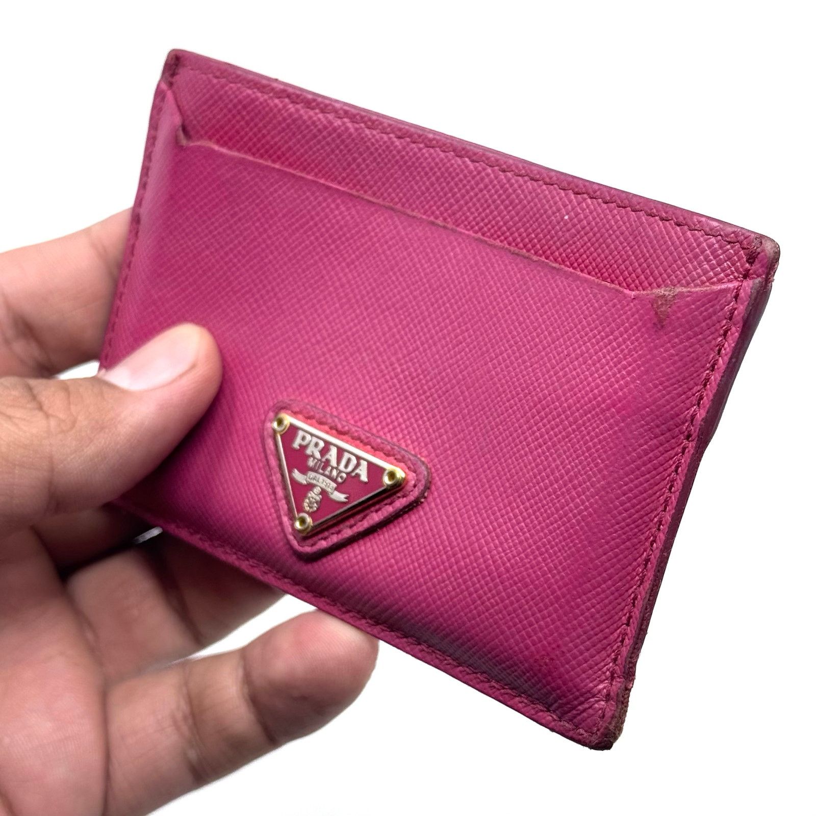 Prada Prada Pink Cardholder Wallet Size ONE SIZE - 3 Thumbnail