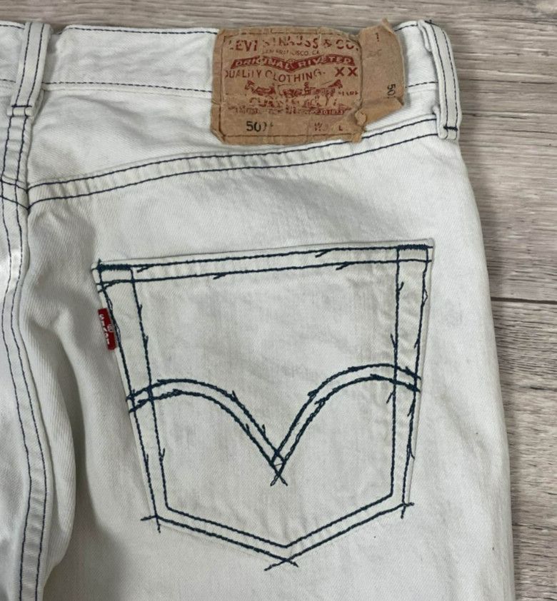 Levi's × Vintage Very Rare Levis 501 Vintage Denim Jeans 90s Straight Size US 31 - 1 Thumbnail