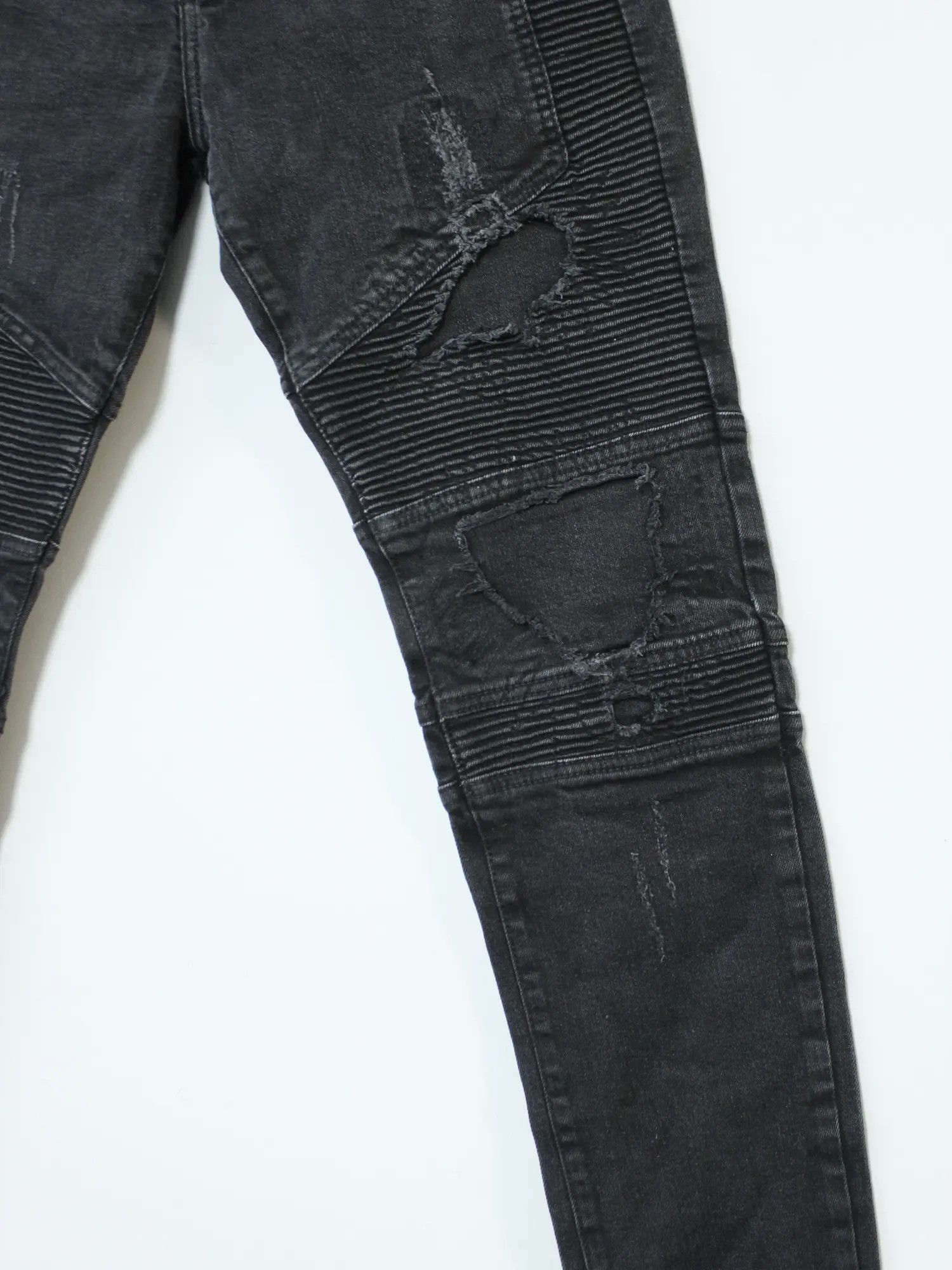 Represent Clo. Represent CLO Biker Denim Jeans Distressed 34 L Black Size US 34 / EU 50 - 4 Thumbnail