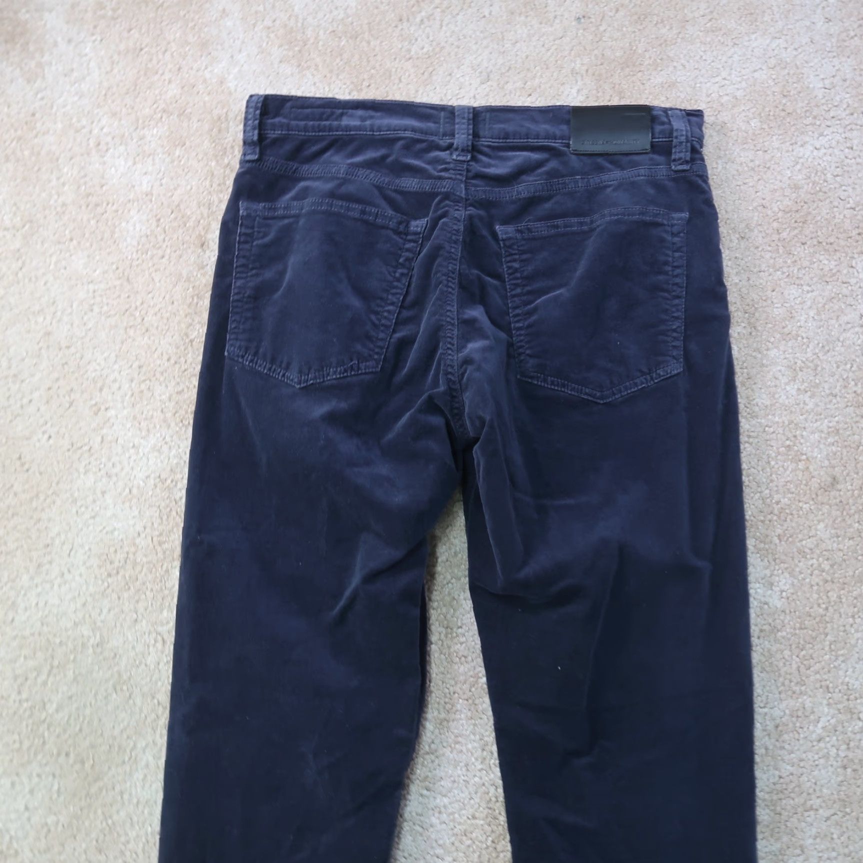 Citizens Of Humanity Citizens of Humanity Mens Pants 29x32 Blue The London Mirco-Velvet Supima Cotton Size US 29 - 7 Thumbnail