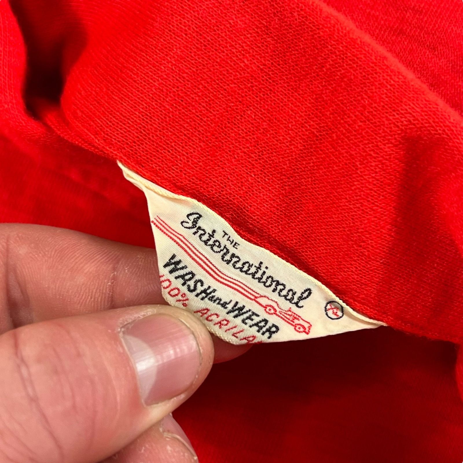 Vintage Vintage 1970s The International checkered flags polo shirt Size US L / EU 52-54 / 3 - 7 Thumbnail