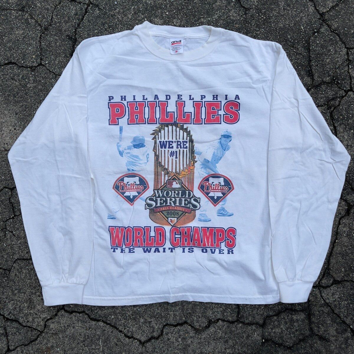 Vintage 2008 Philadelphia Fans Champions Sports Long Sleeve Shirt Size US XL / EU 56 / 4 - 1 Preview