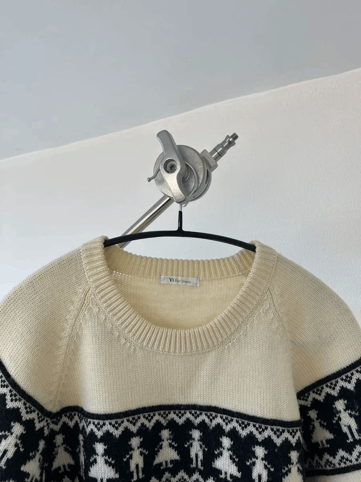 Yohji Yamamoto YohjiYamamoto Figure pattern Knitwear Sweaters Size US L / EU 52-54 / 3 - 3 Thumbnail