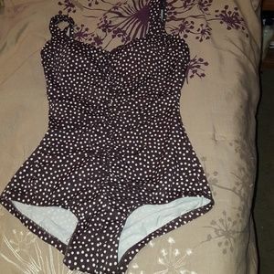 Vintage Vintage Polka Dot Swimsuit Size Large Size L / US 10 / IT 46 - 6 Thumbnail