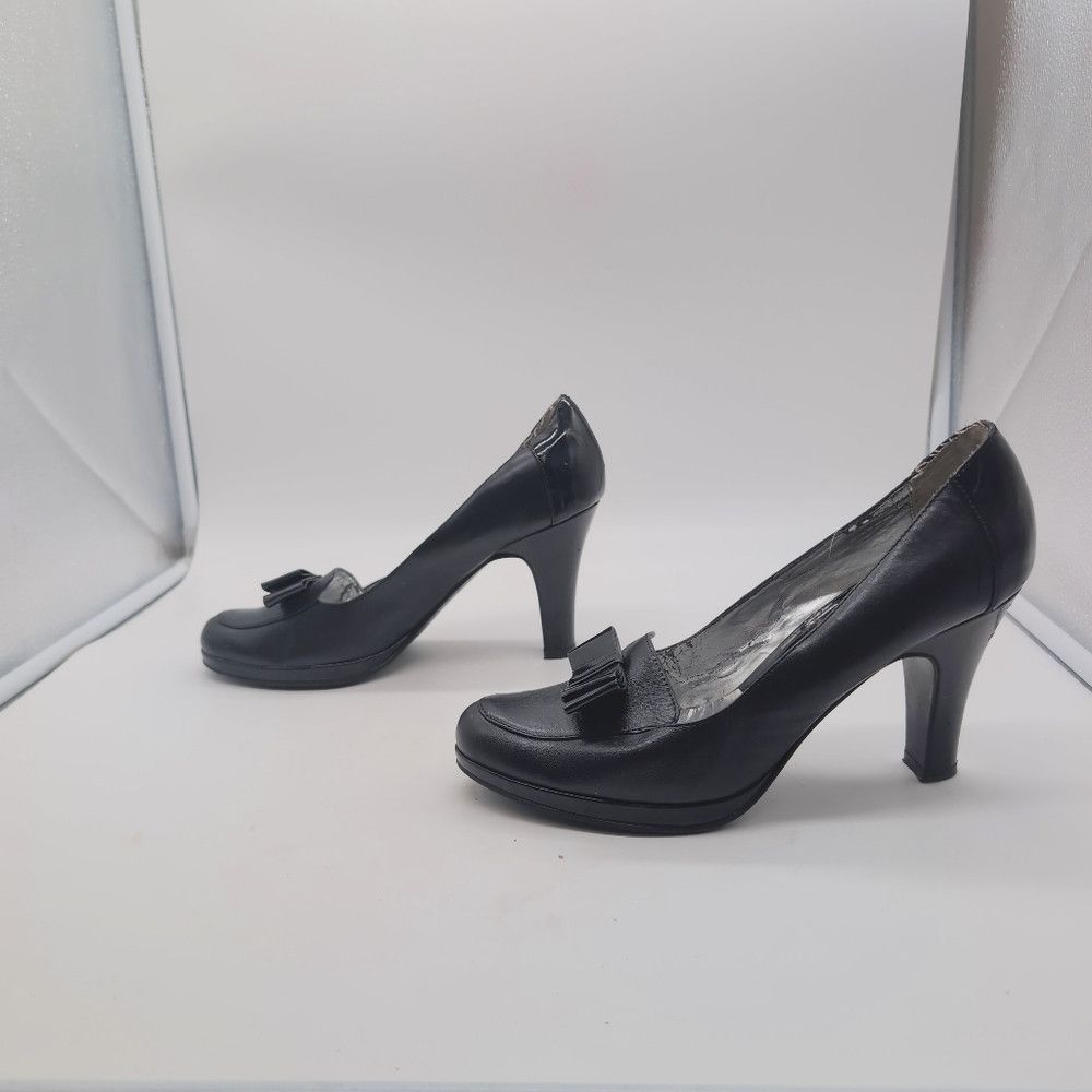Naturalizer Naturalizer Mischief Sz 10 Bow Toe Black Women's Heels Size US 10 / IT 40 - 5 Thumbnail