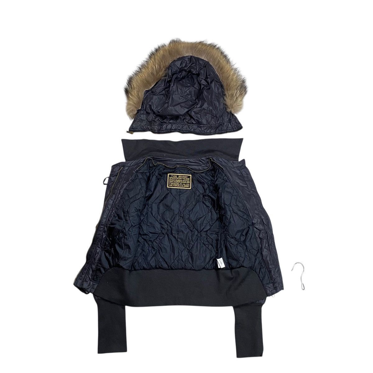 Le Grande Bleu (L.G.B.) Moussy Puffer Fur Jacket Size US S / EU 44-46 / 1 - 4 Thumbnail