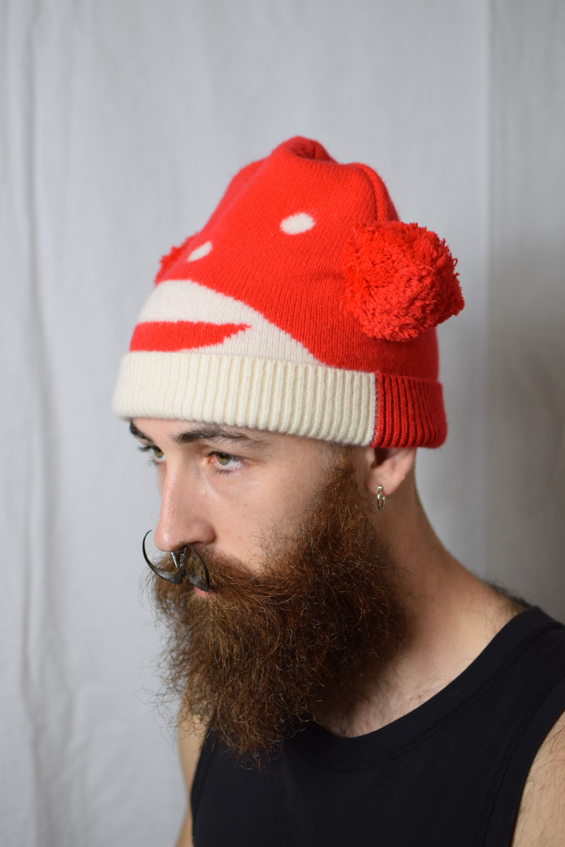 Walter Van Beirendonck Van Beirendonck AW22 9012 Walter Beanie Size ONE SIZE - 4 Thumbnail