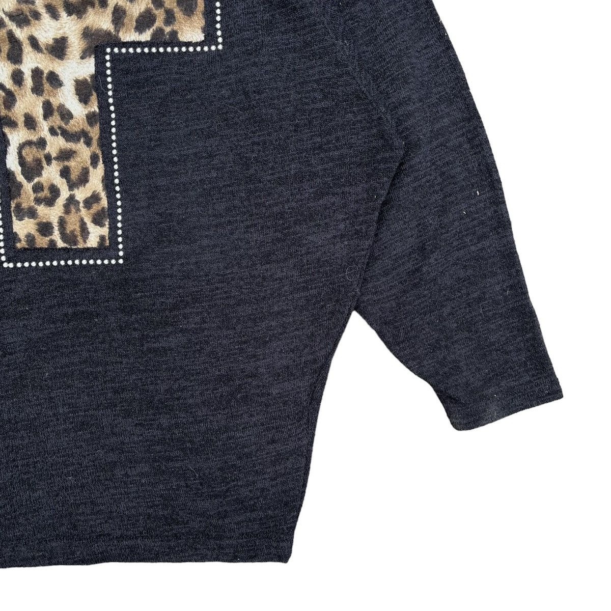 If Six Was Nine × Japanese Brand × Le Grande Bleu (L.G.B.) 2000s Knick Knack Cross Leopard Gothic Lgb Punk Long Sleeve Size US L / EU 52-54 / 3 - 7 Thumbnail